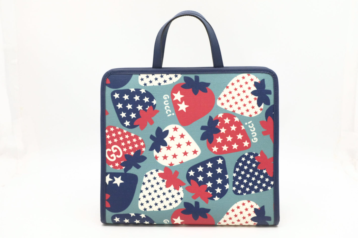 Gucci Children's Strawberry Star Coated Canvas Apparel