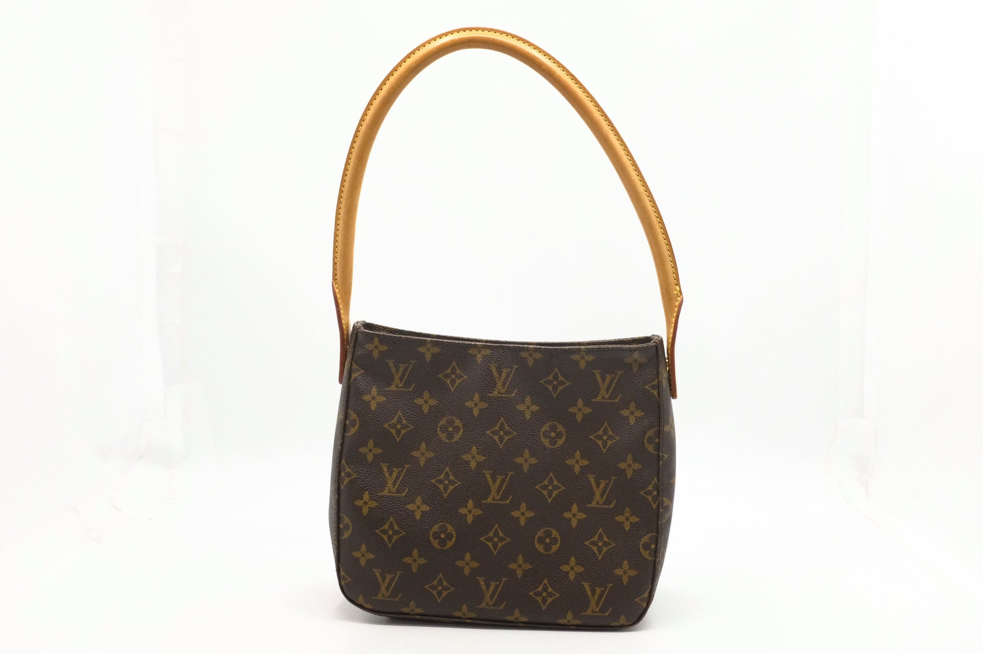 Louis Vuitton Looping MM Monogram Canvas Handbag Canvas 1