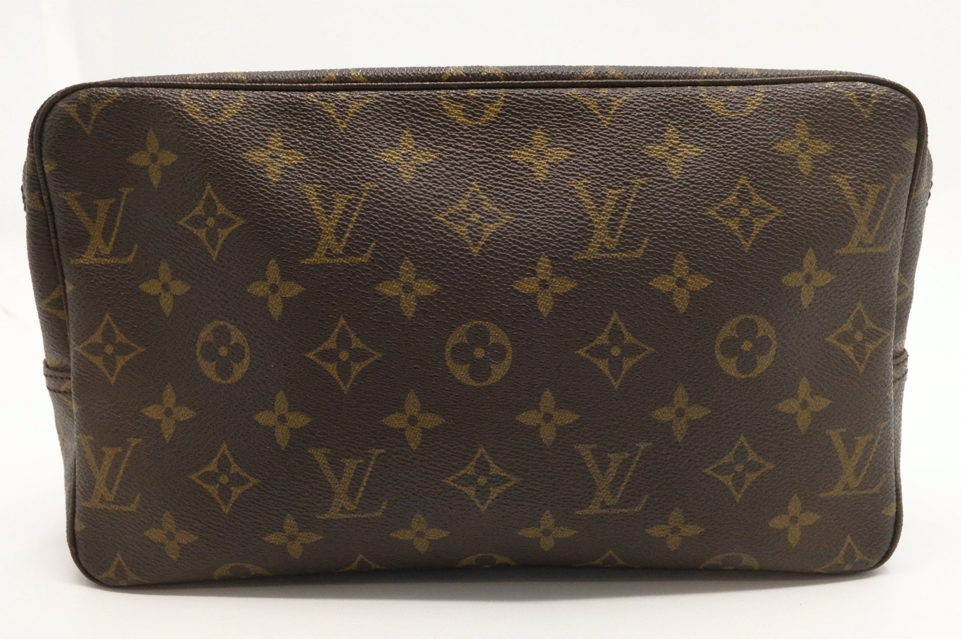Louis Vuitton Trousse 28 Monogram Canvas Handbag Canvas 8
