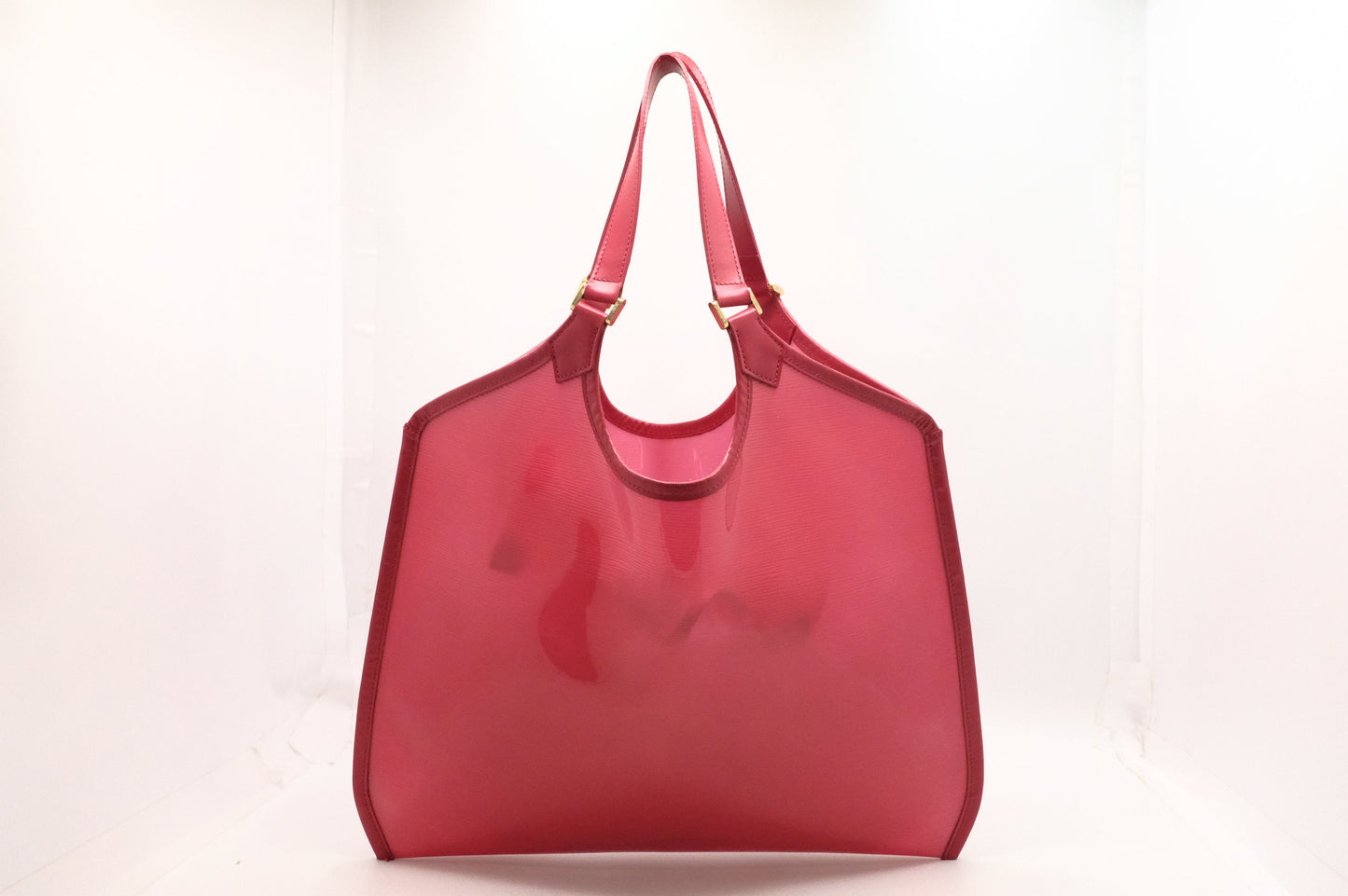 Louis Vuitton Plage Lagoon Vinyl Epi Red Handbag
