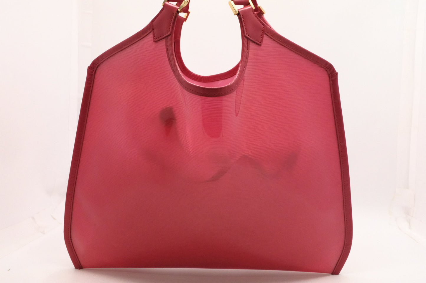 Louis Vuitton Plage Lagoon Vinyl Epi Red Handbag