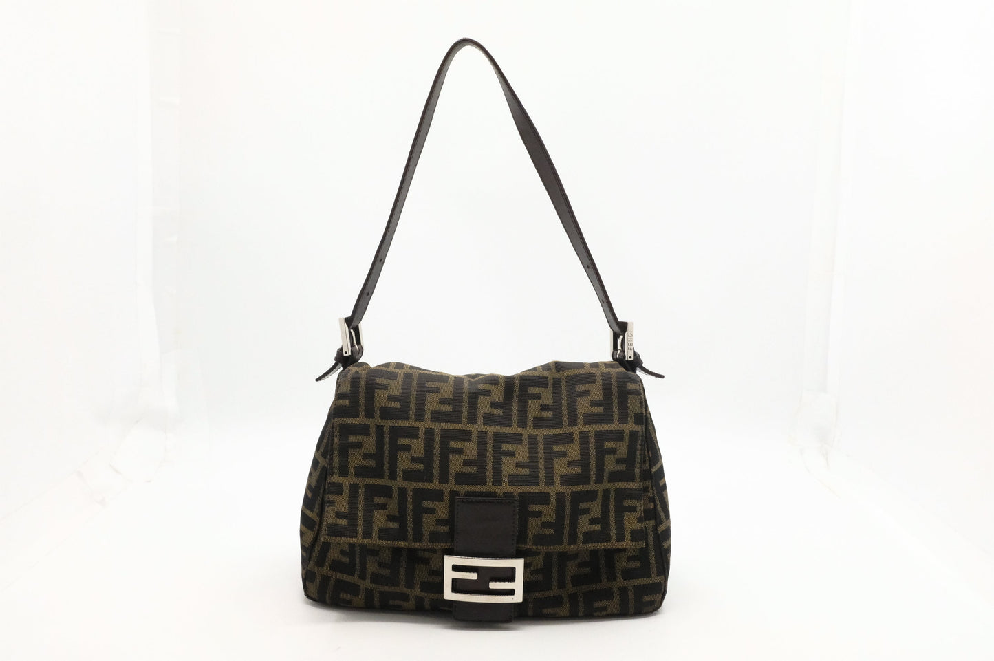 Fendi Mama Baguette In Zucca Handbag Canvas Shoulder Bag Zucca Canvas 4