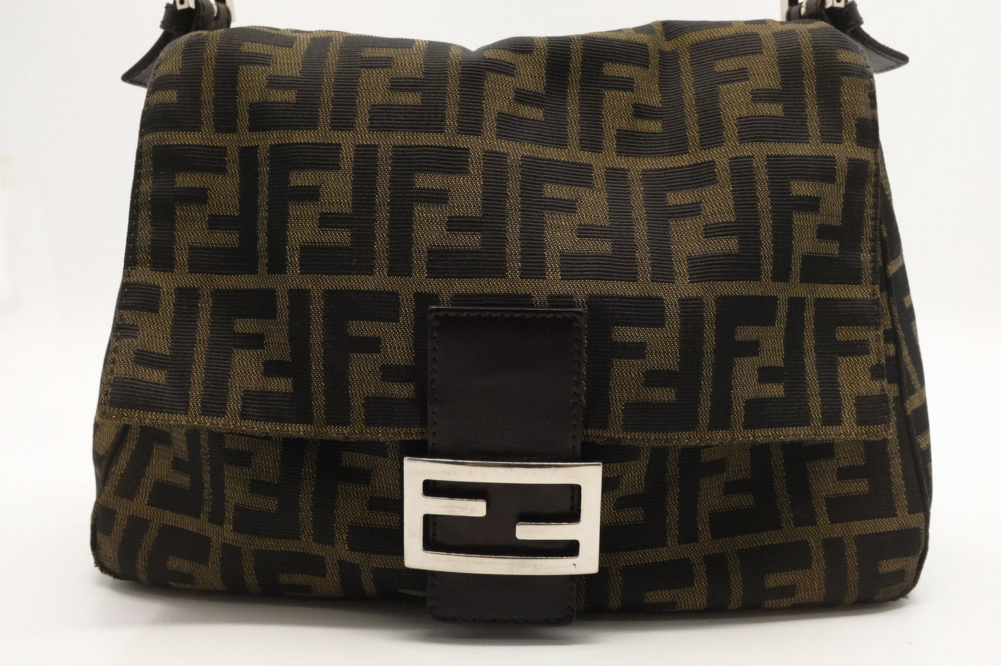 Fendi Mama Baguette In Zucca Handbag Canvas Shoulder Bag Zucca Canvas 4