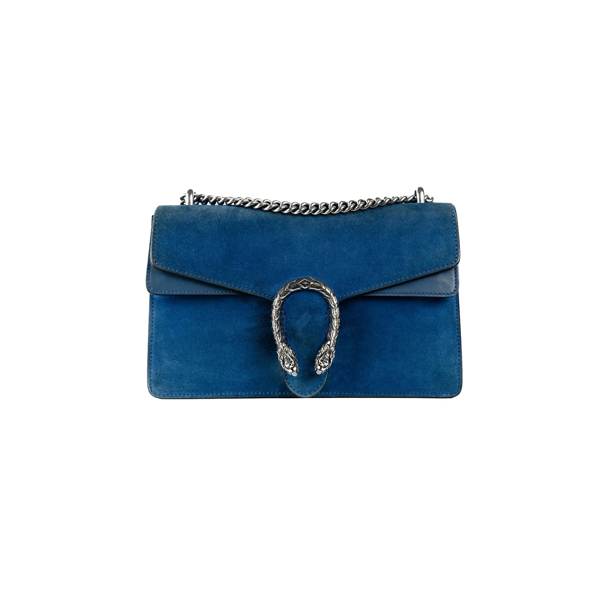 Gucci Dionysus Shoulder Bag Suede Blue
