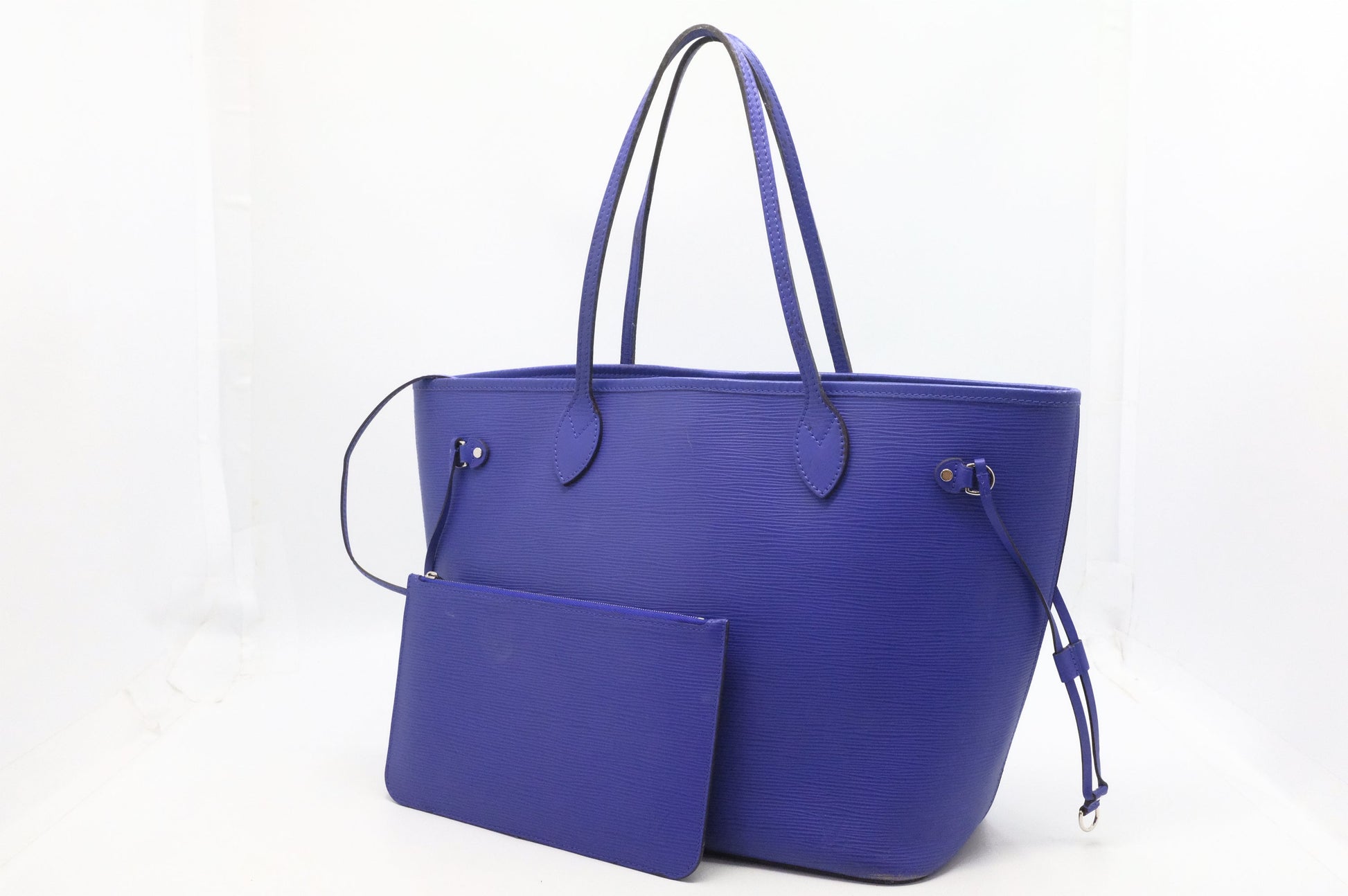 Louis Vuitton Neverfull MM Purple Epi Leather Tote Bag