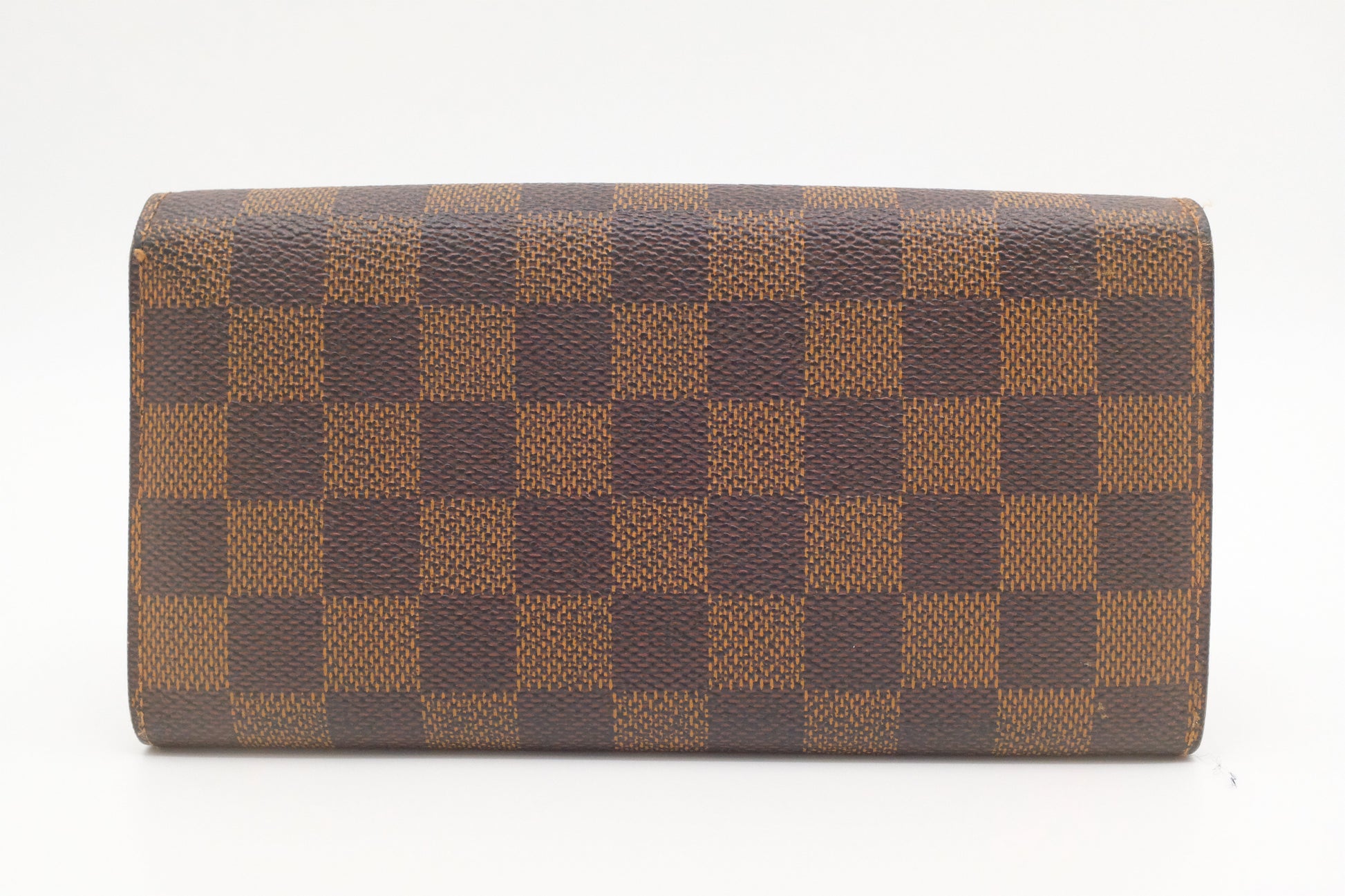 Louis Vuitton Sarah Ebene Canvas Damier Wallet Case Canvas 1