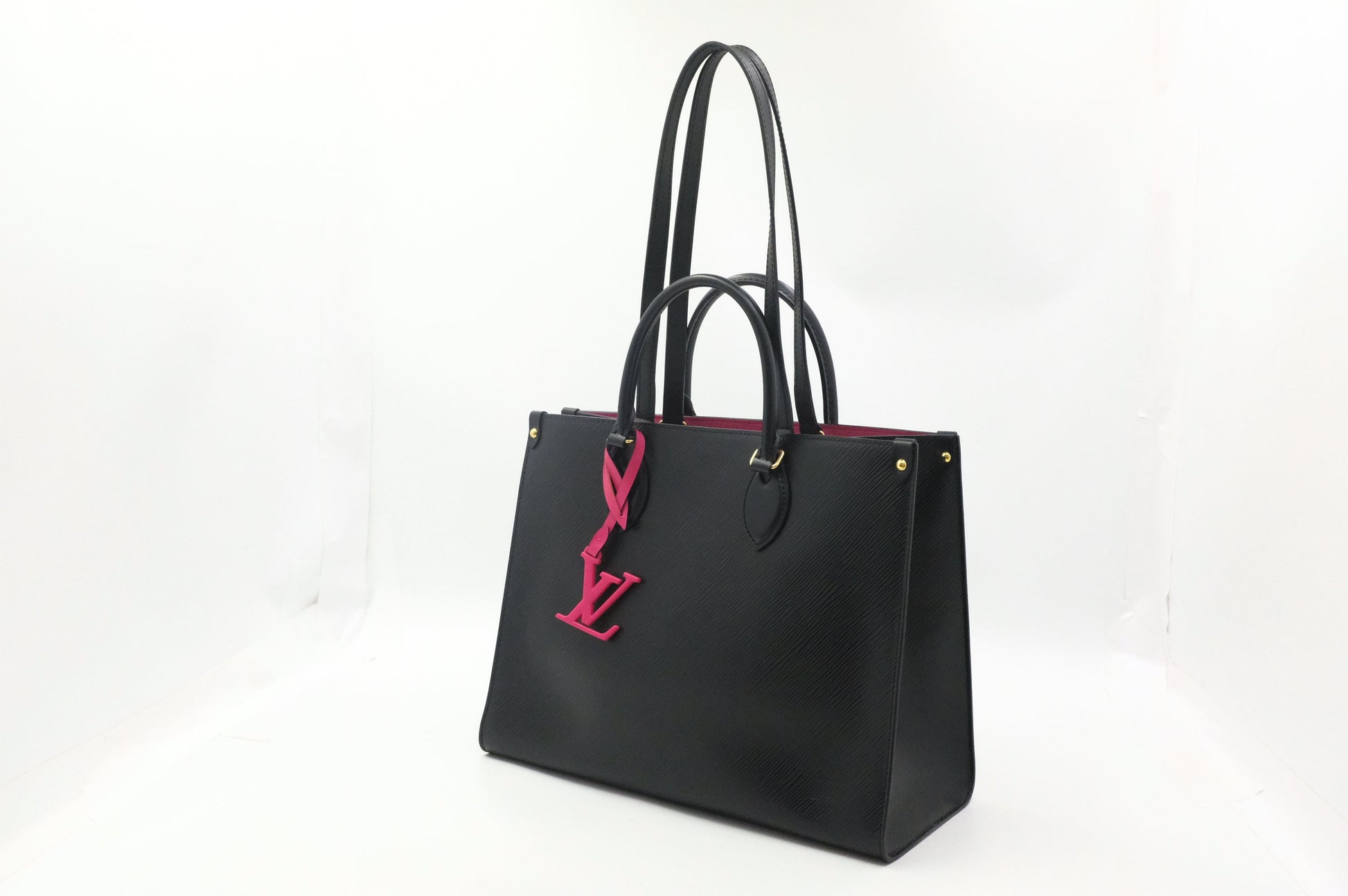 Louis Vuitton OnTheGo MM Epi Leather Black Handbag