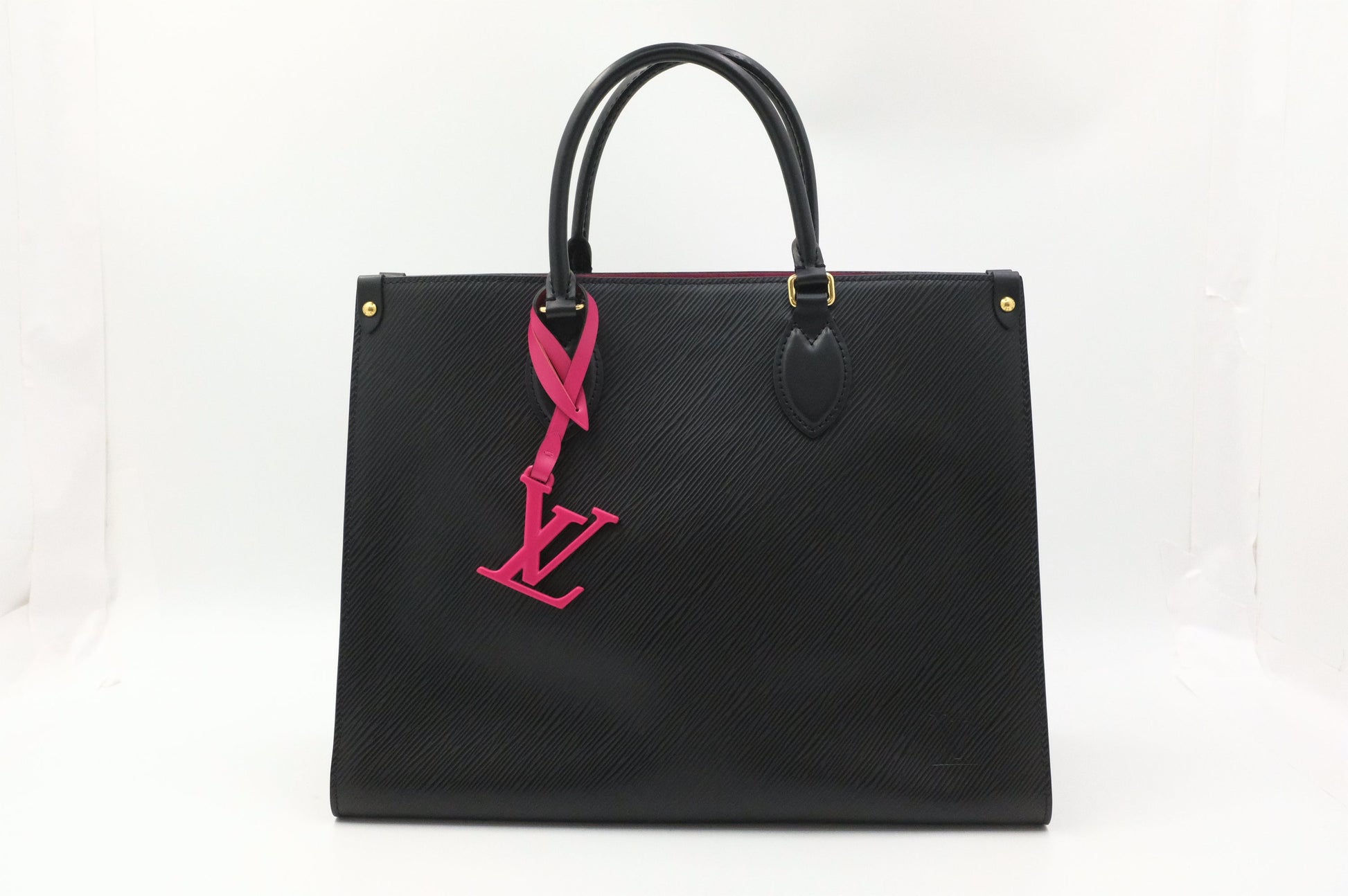 Louis Vuitton OnTheGo MM Epi Leather Black Handbag