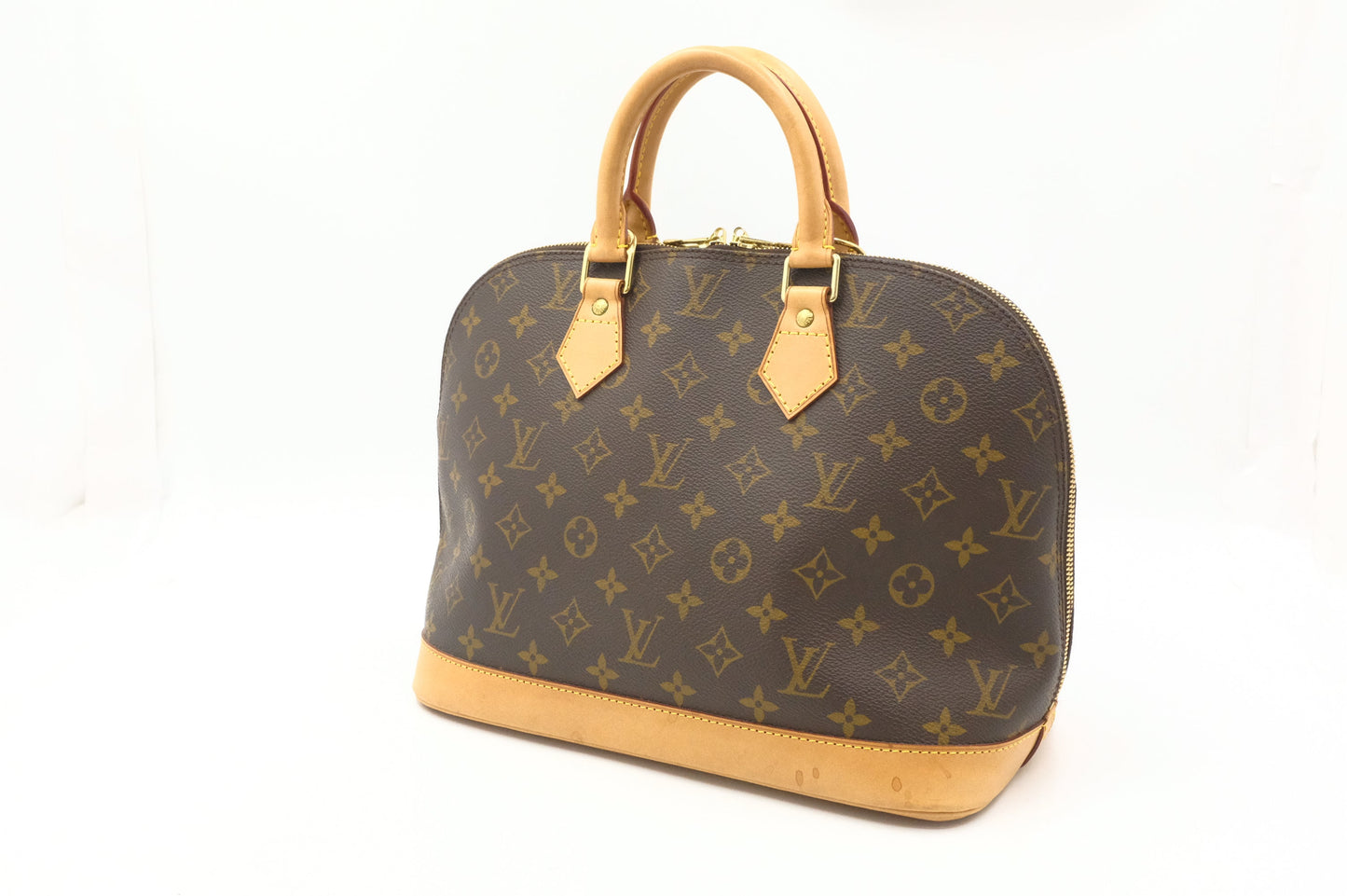 Louis Vuitton Alma PM Monogram Canvas Handbag Canvas 5