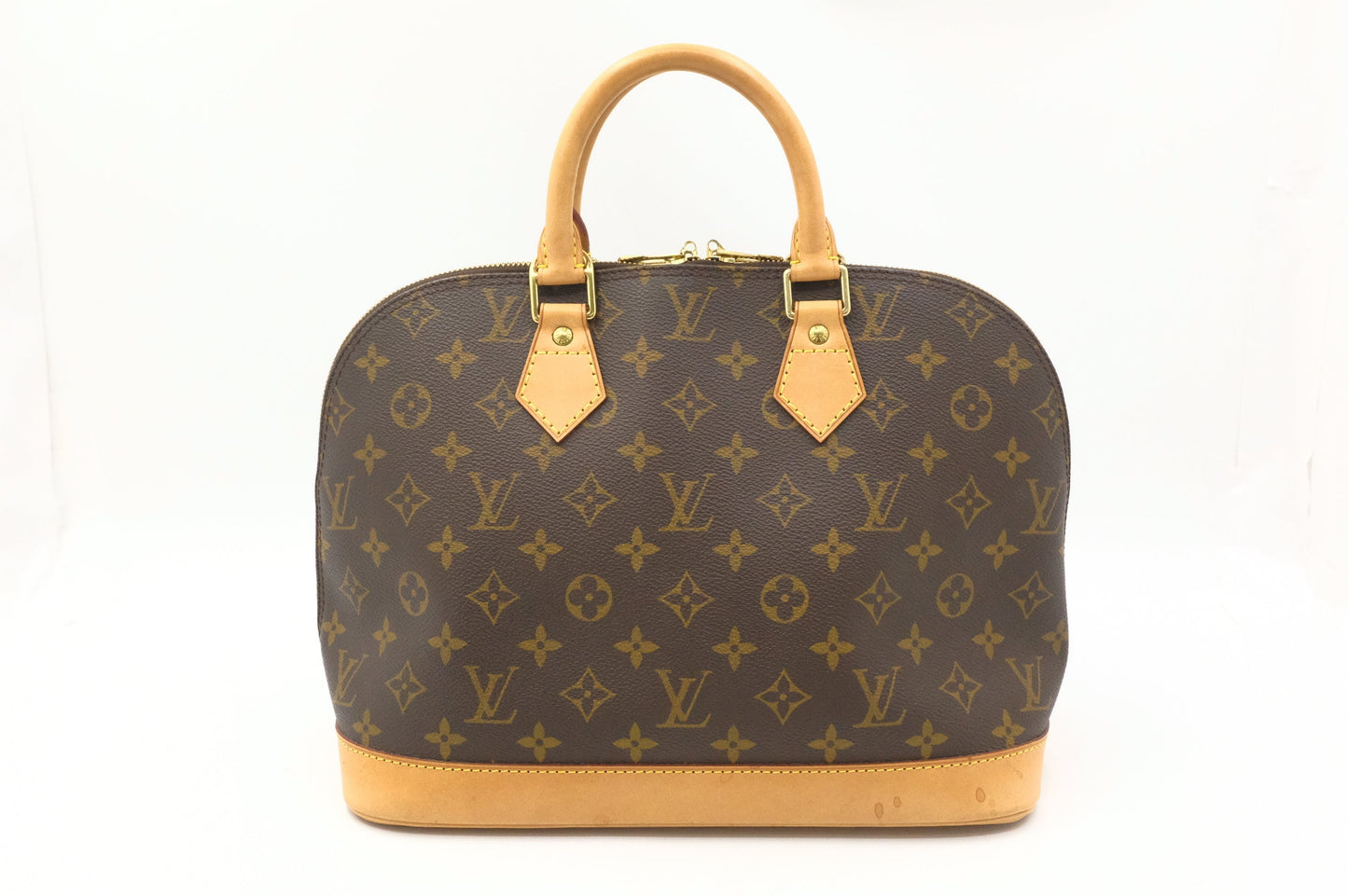 Louis Vuitton Alma PM Monogram Canvas Handbag Canvas 5