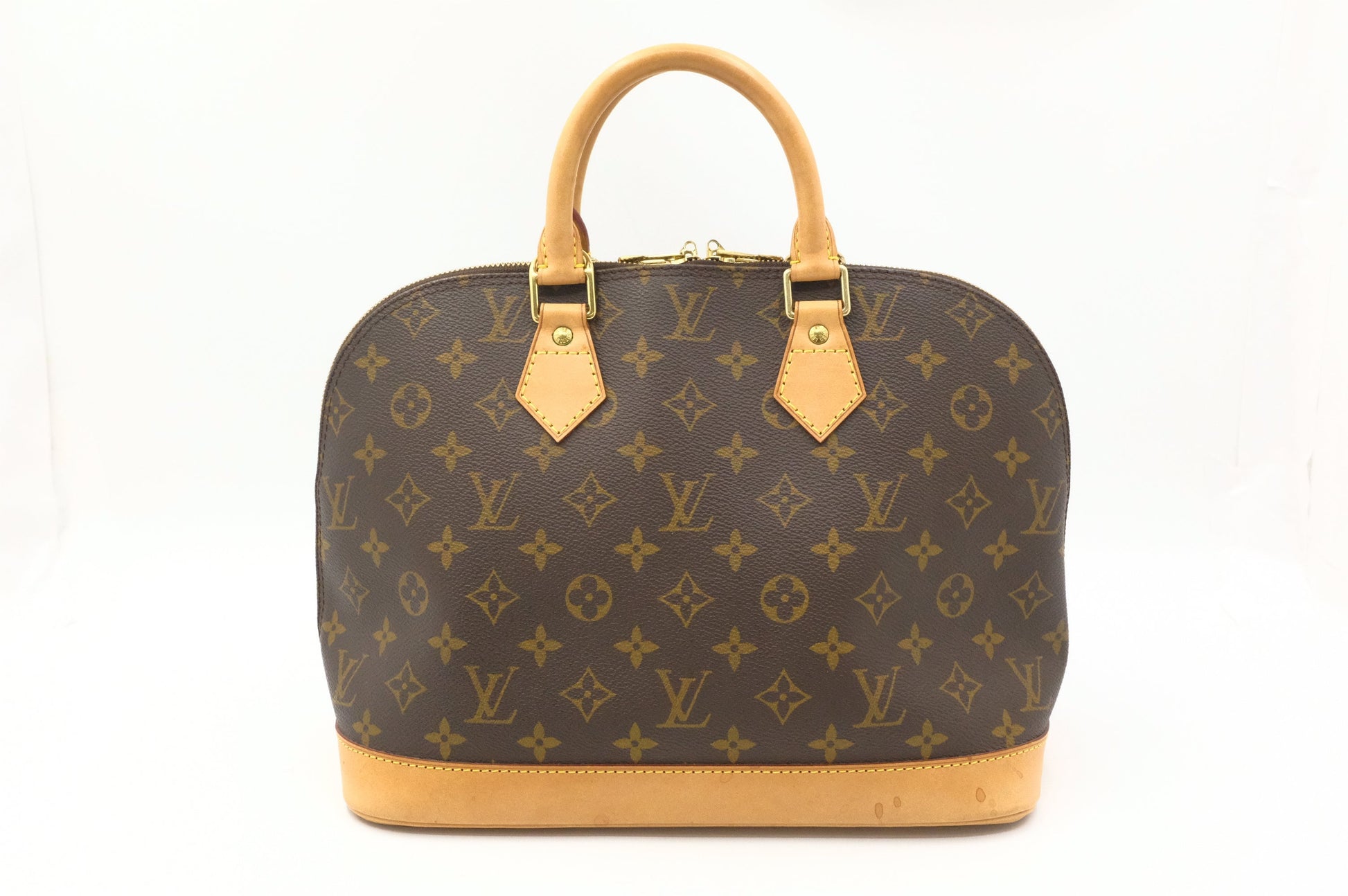 Louis Vuitton Alma PM Monogram Canvas Handbag Canvas 5