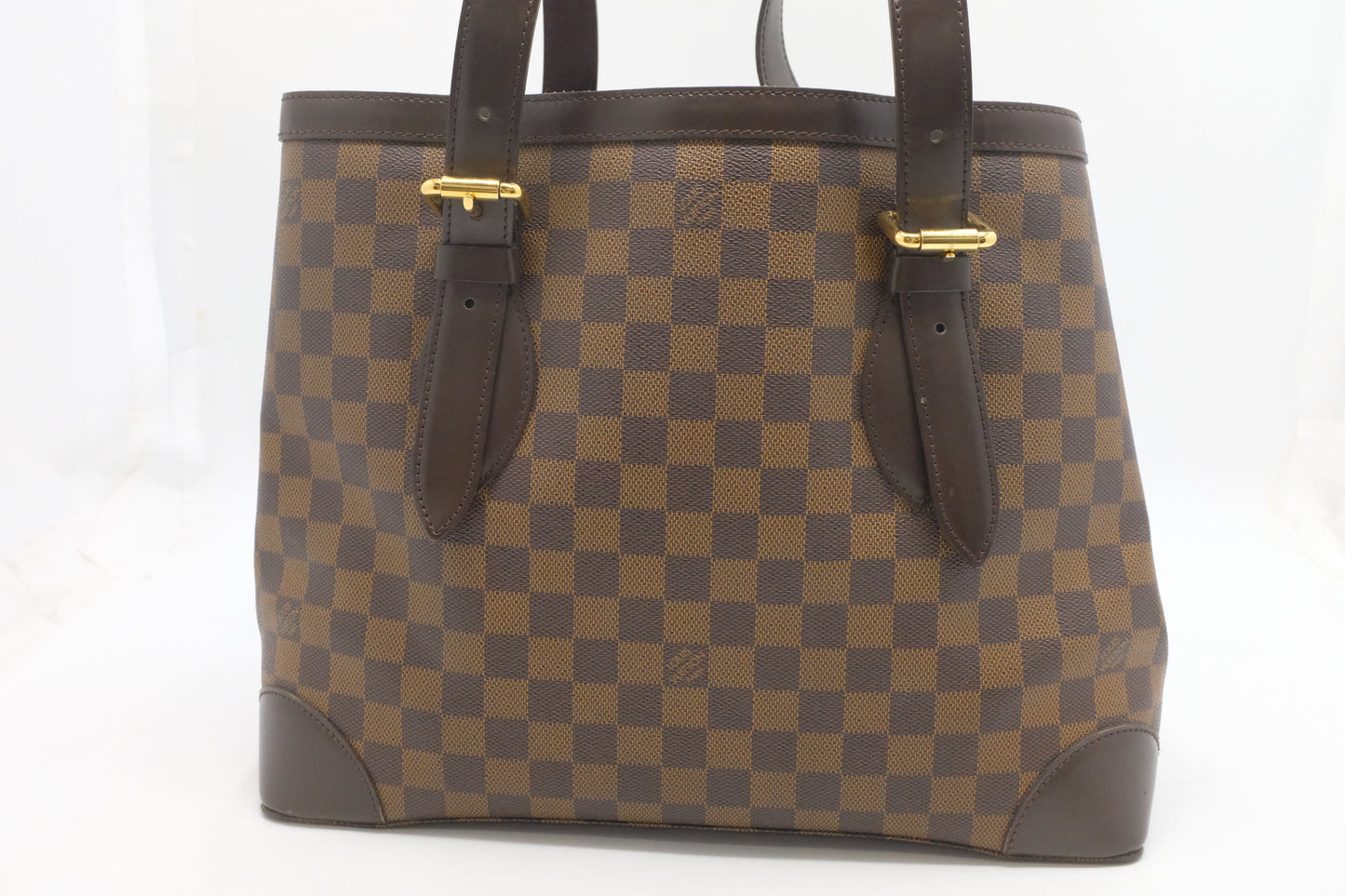 Louis Vuitton Hampstead GM Ebene Damier Canvas Handbag