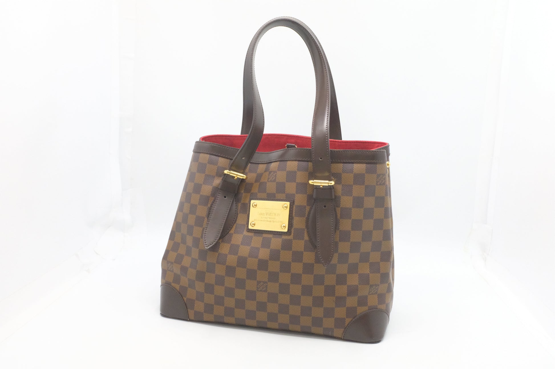 Louis Vuitton Hampstead GM Ebene Damier Canvas Handbag