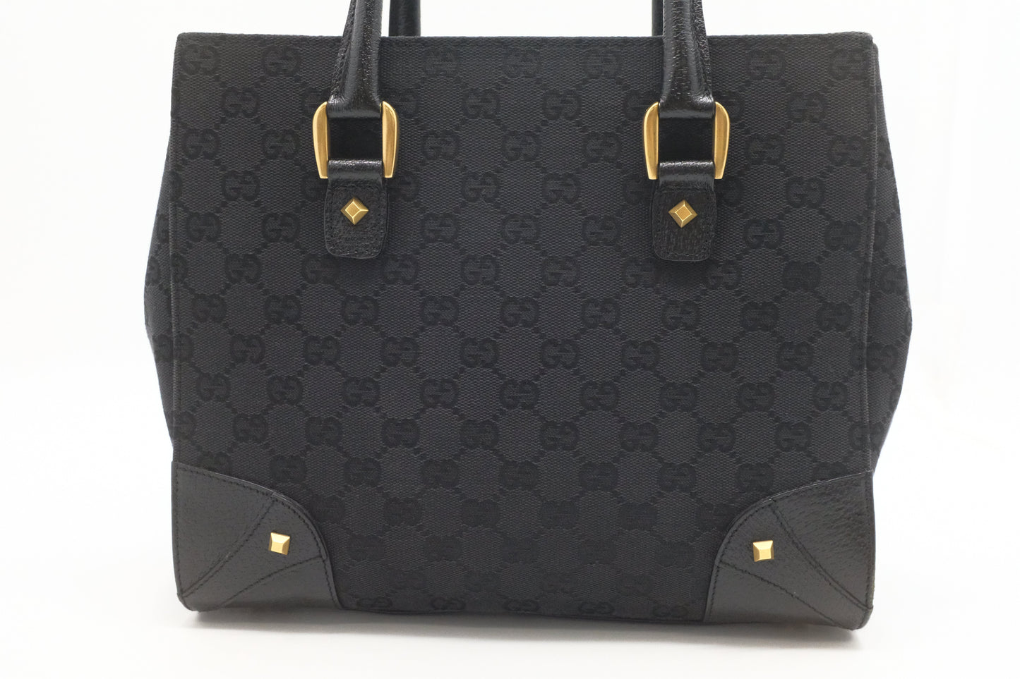 Gucci GG Canvas Black Travel Bag