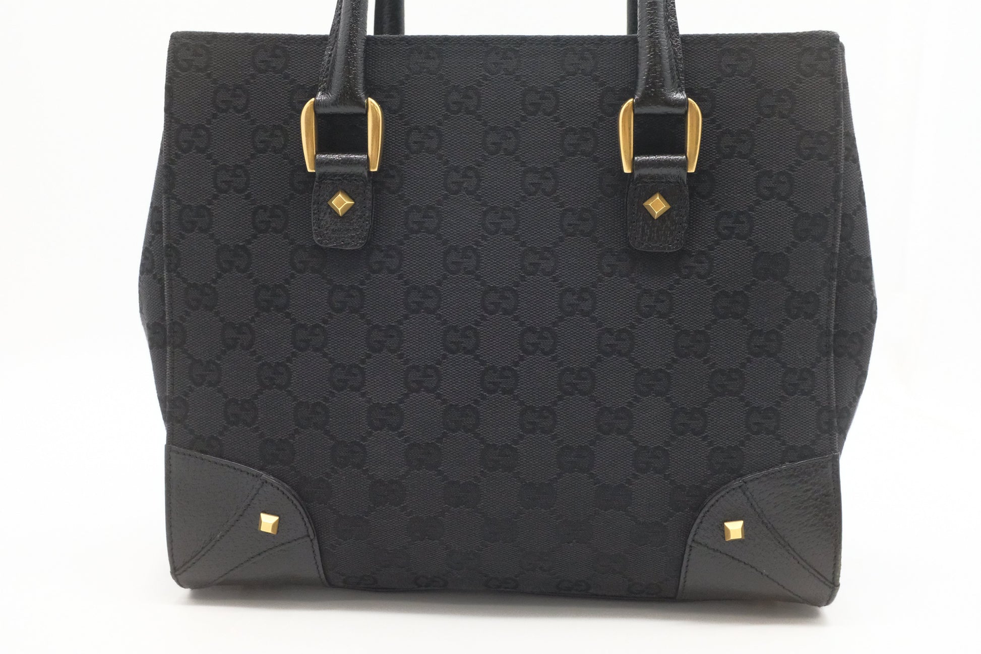 Gucci GG Canvas Black Travel Bag