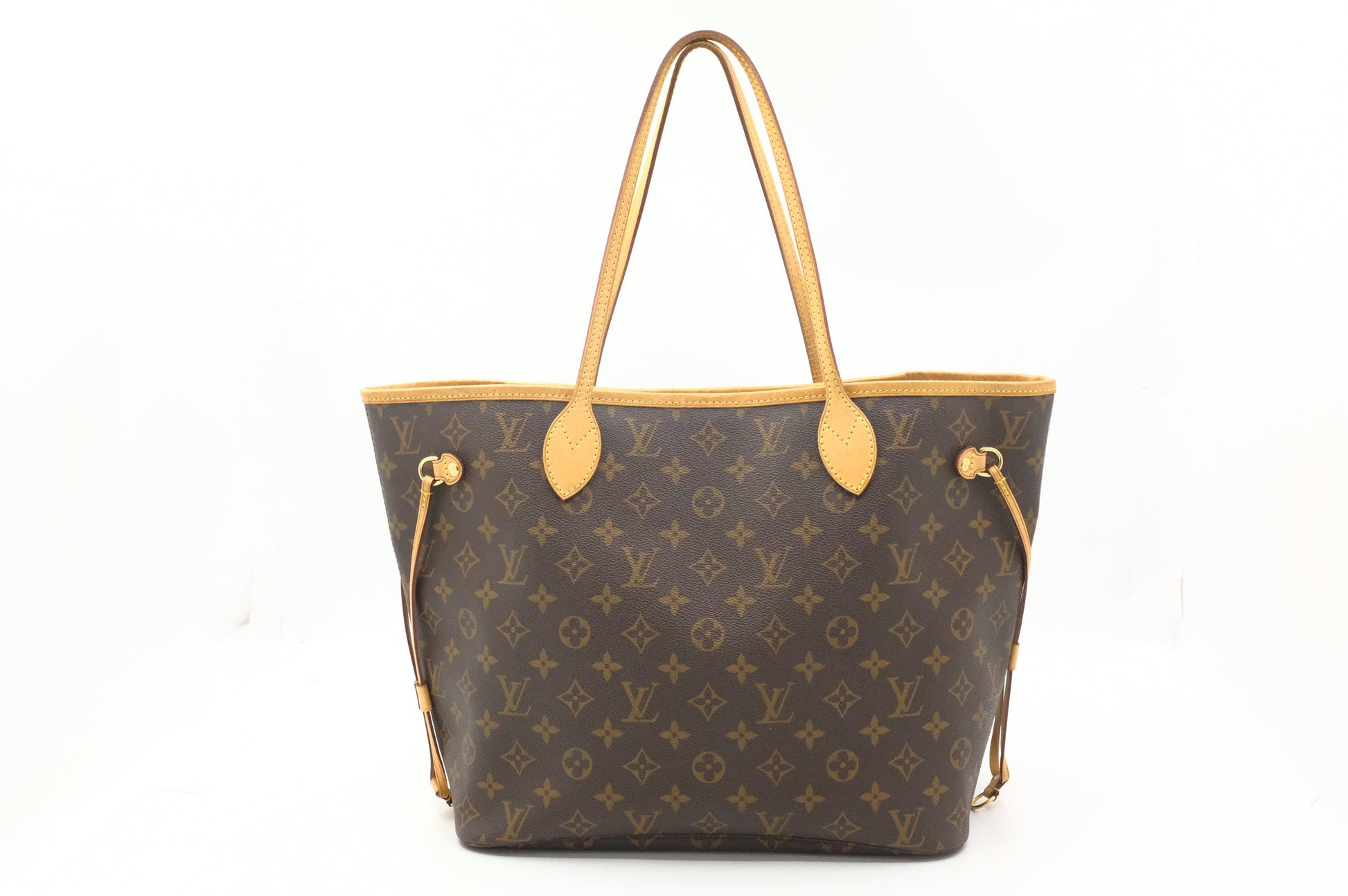 Louis Vuitton Neverfull MM Monogram Canvas Tote Bag Canvas 10
