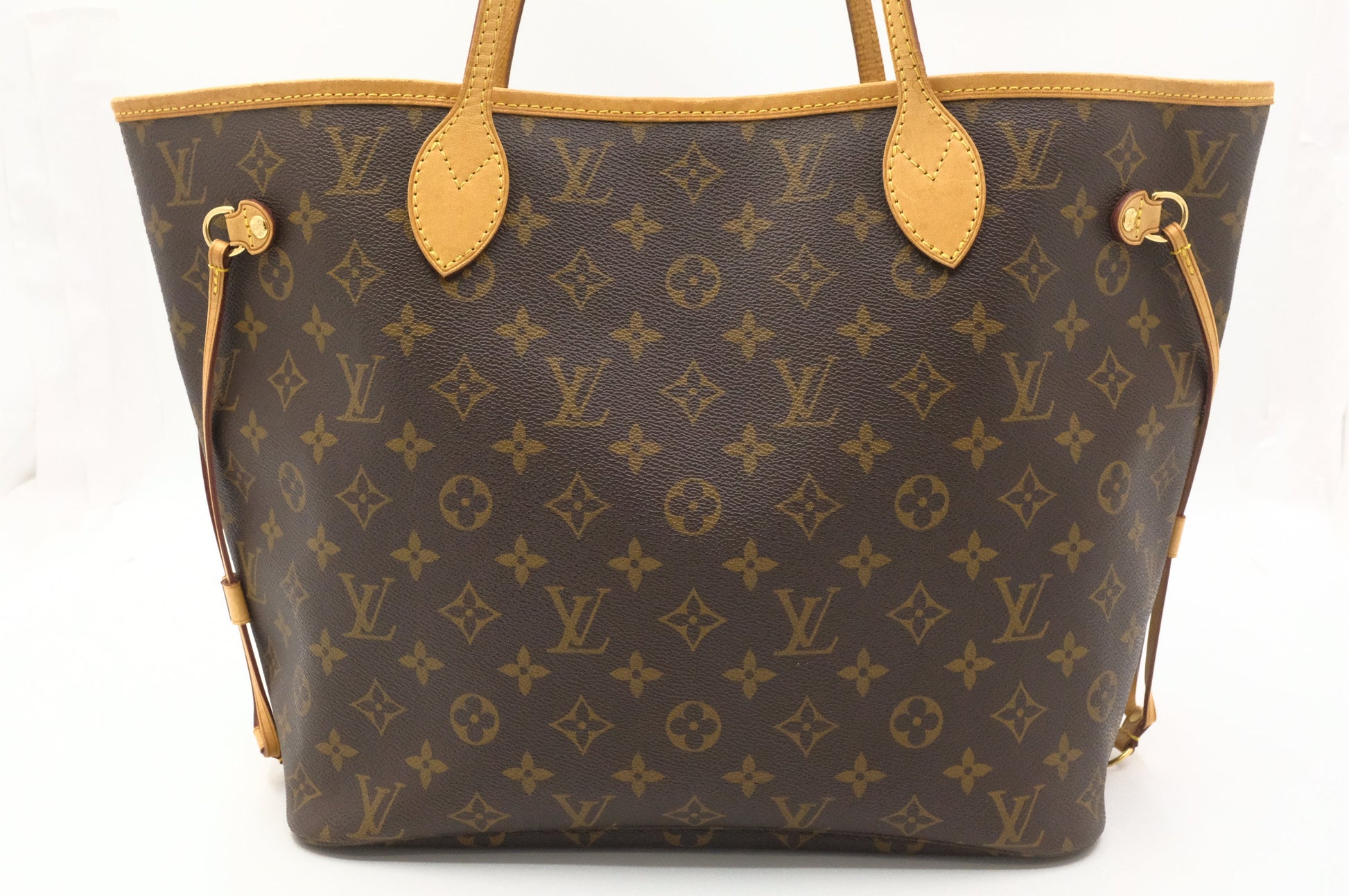 Louis Vuitton Neverfull MM Monogram Canvas Tote Bag Canvas 10