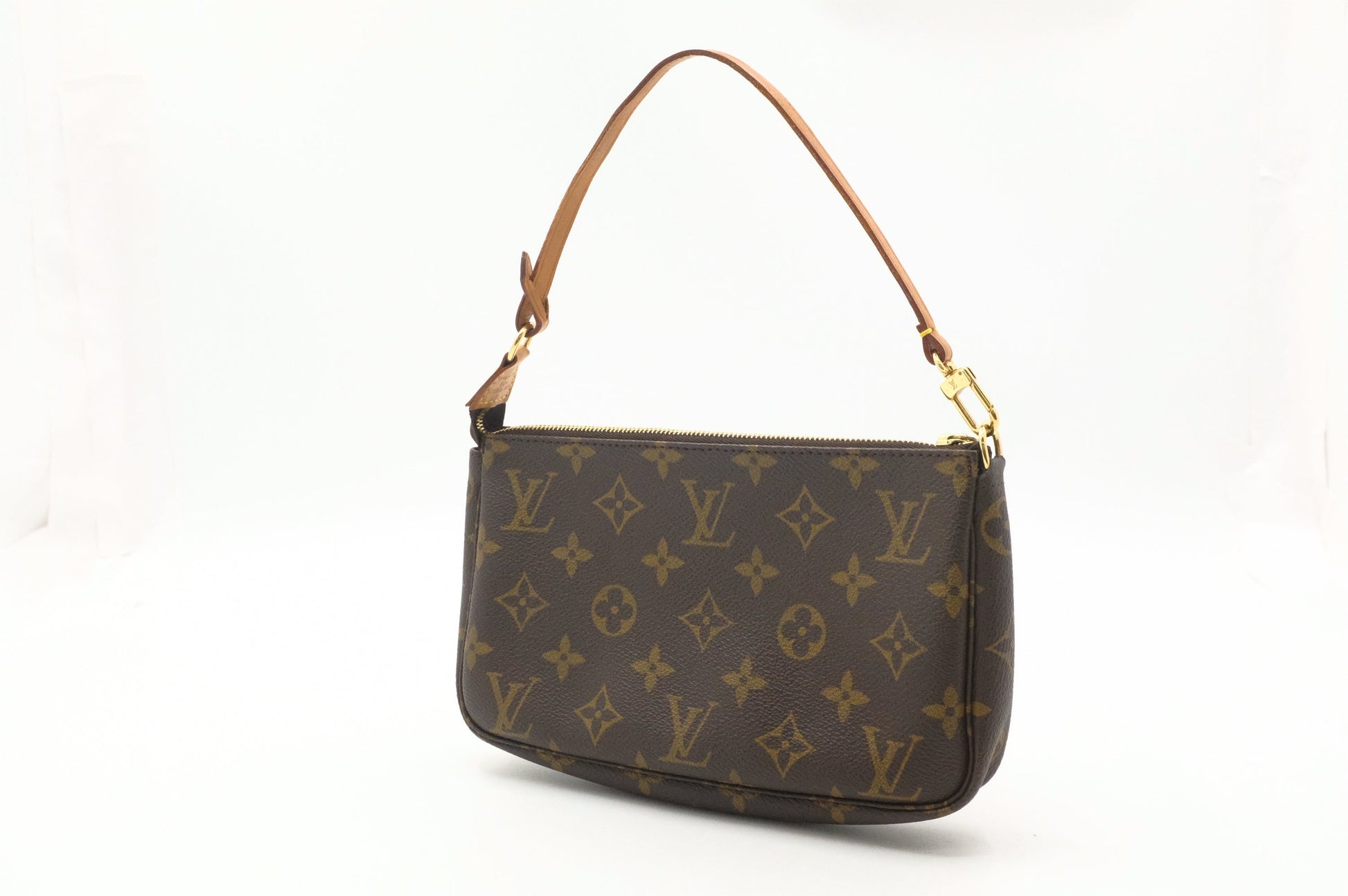 Louis Vuitton Pochette Accessoires Monogram Canvas Clutch Bag Canvas 9