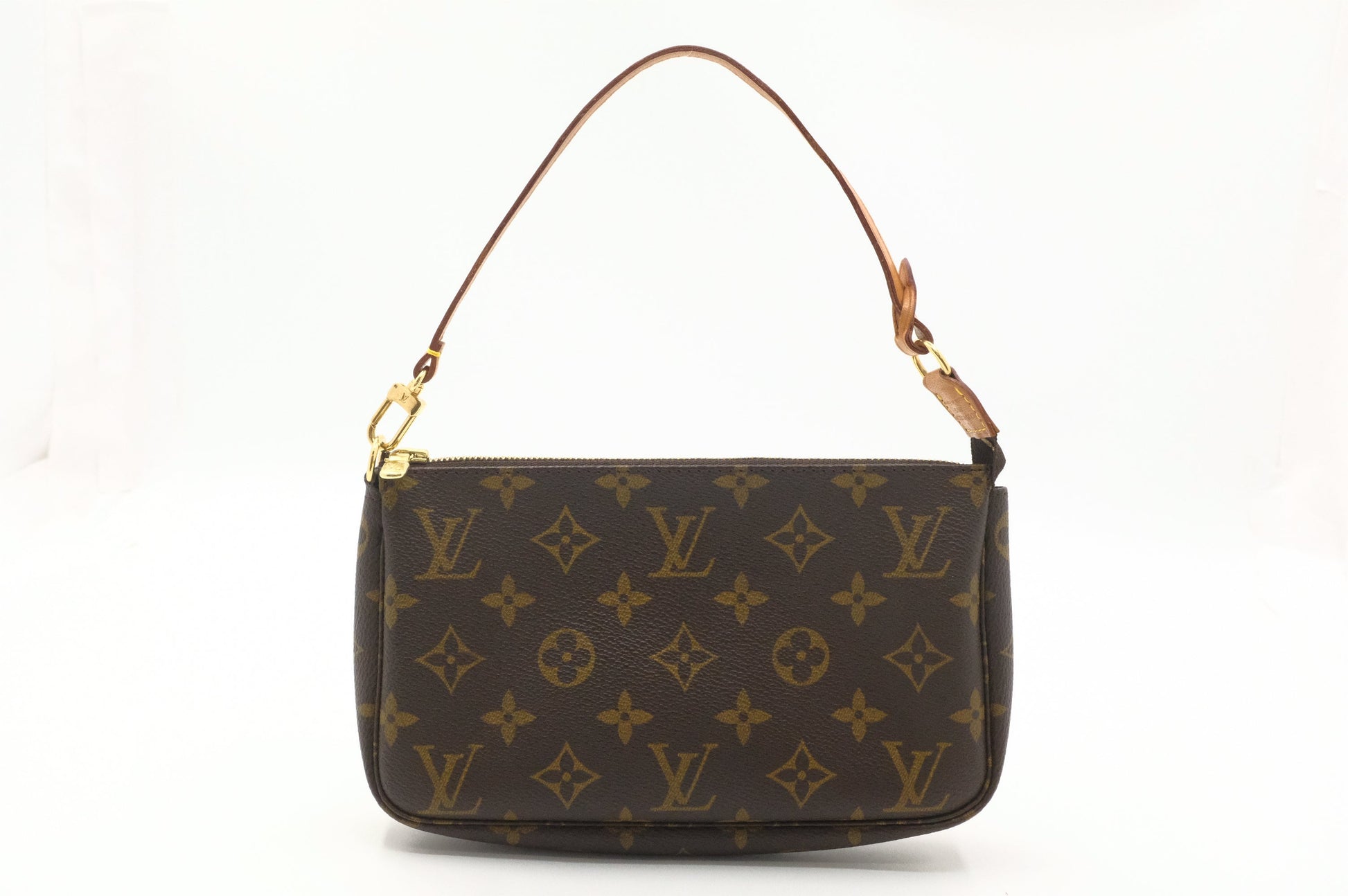 Louis Vuitton Pochette Accessoires Monogram Canvas Clutch Bag Canvas 9