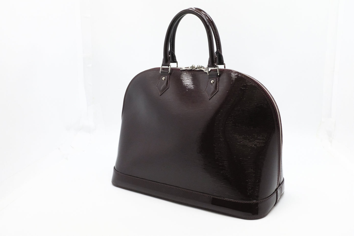 Louis Vuitton Alma GM Burgundy Electric Epi Leather Handbag