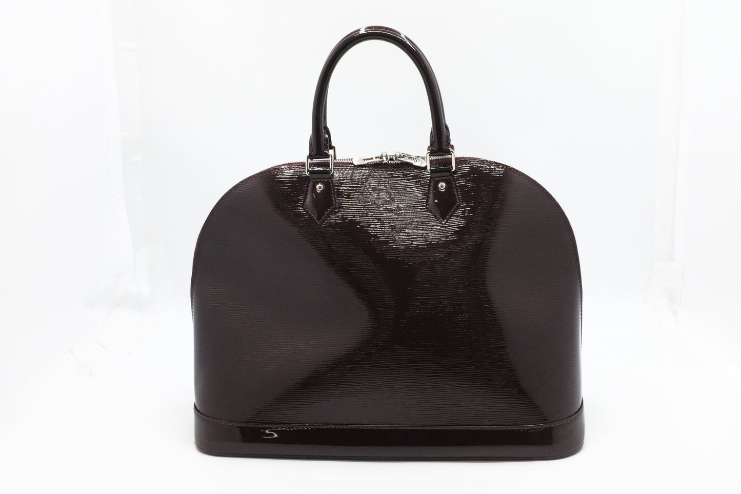 Louis Vuitton Alma GM Burgundy Electric Epi Leather Handbag