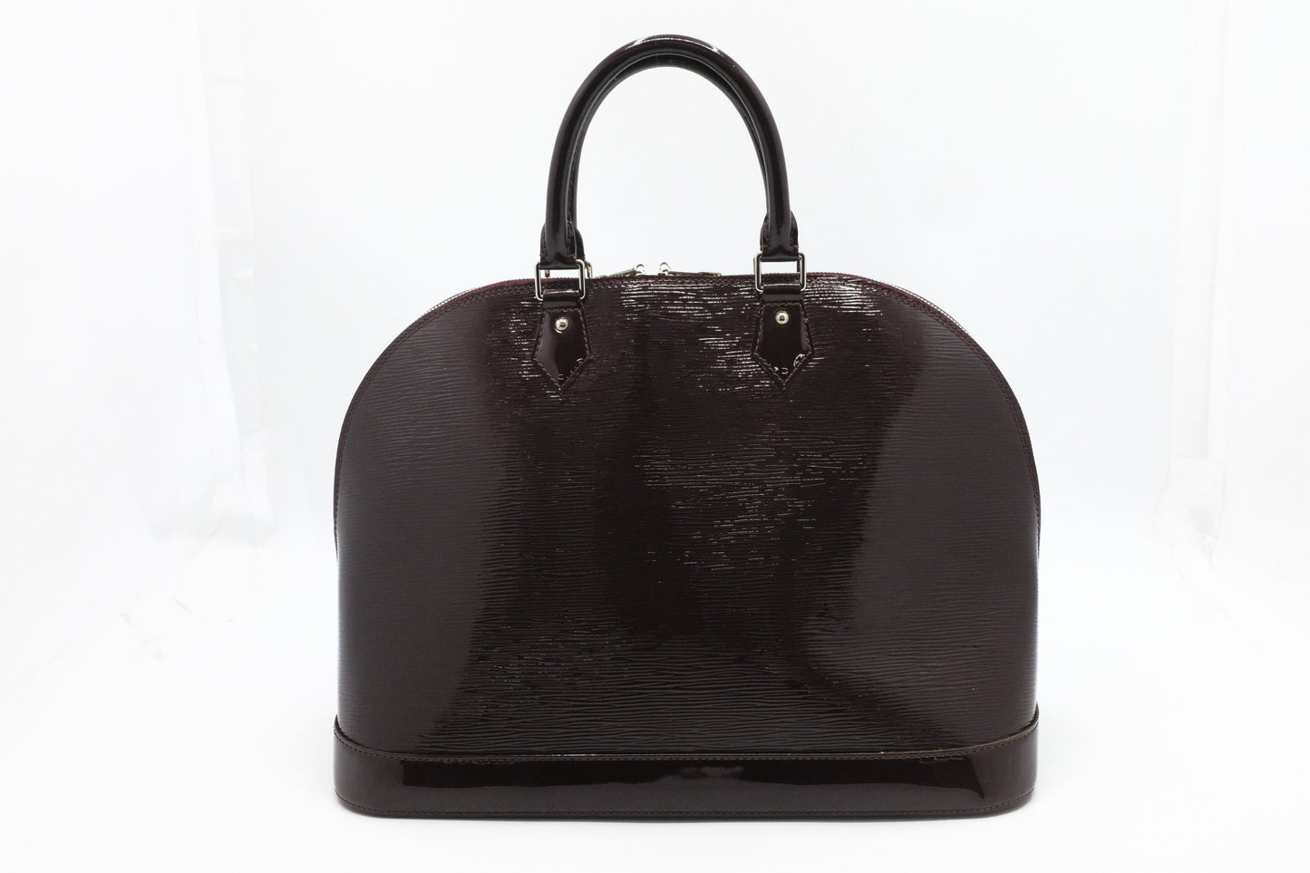 Louis Vuitton Alma GM Burgundy Electric Epi Leather Handbag