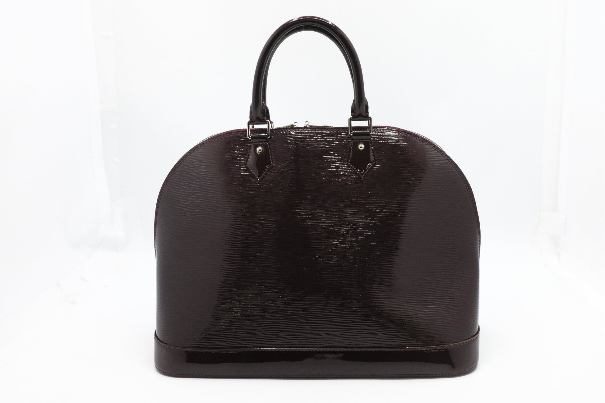 Louis Vuitton Alma GM Burgundy Electric Epi Leather Handbag