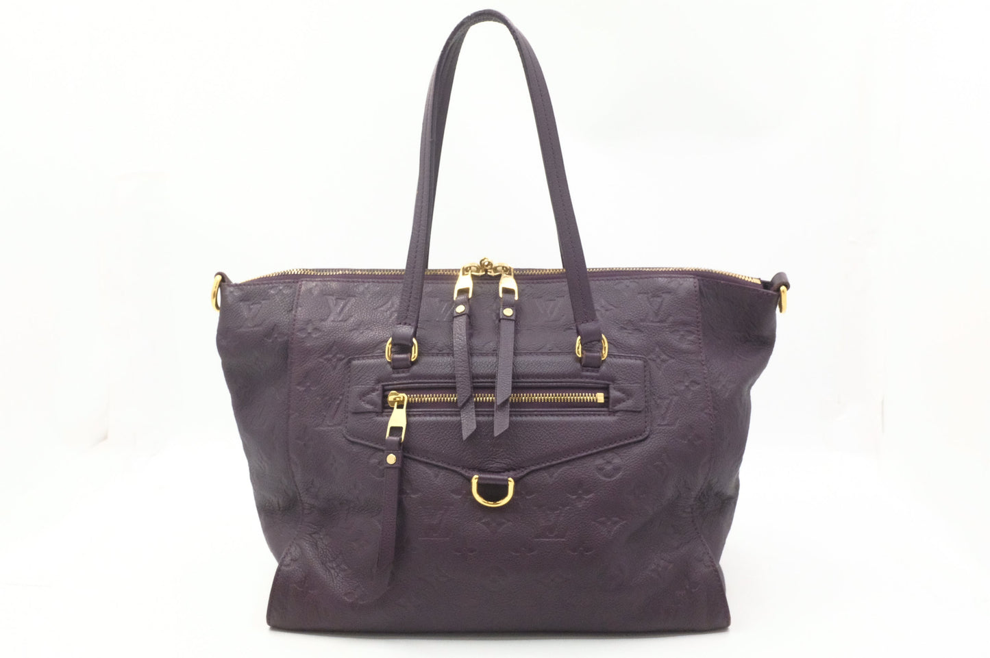 Louis Vuitton Lumine PM Purple Empreinte Leather Handbag