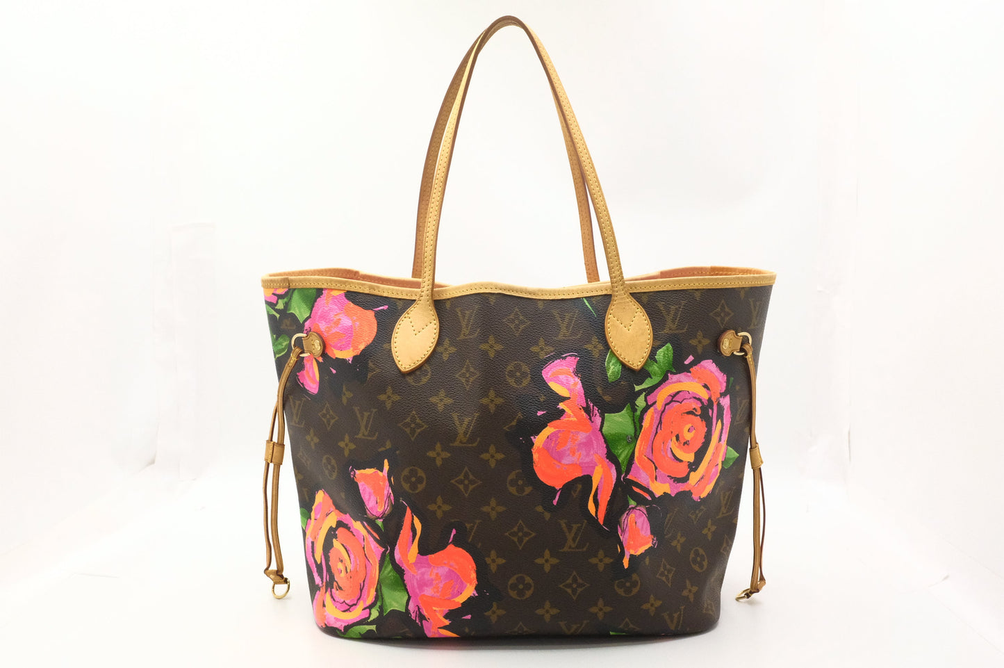 Louis Vuitton x Stephen Spro Neverfull MM Monogram Canvas Tote Bag