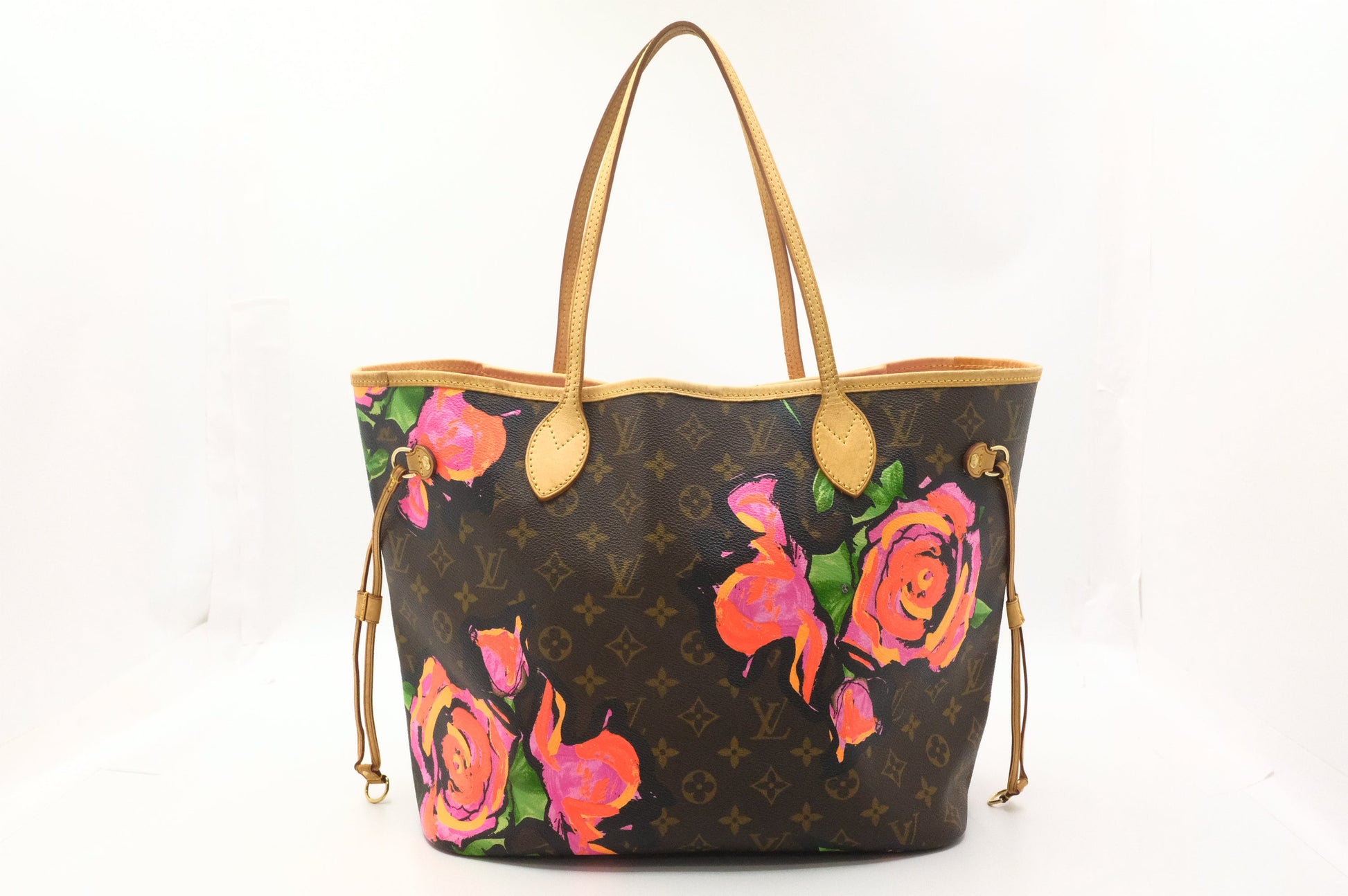 Louis Vuitton x Stephen Spro Neverfull MM Monogram Canvas Tote Bag