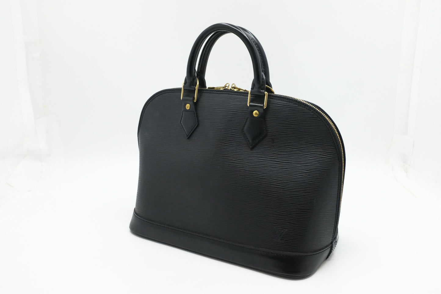 Louis Vuitton Alma PM Epi Leather Black Handbag Epi Leather