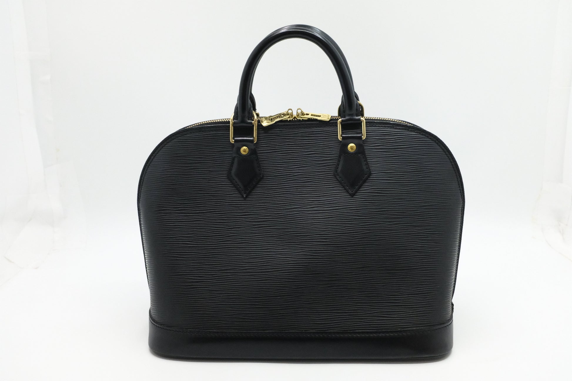 Louis Vuitton Alma PM Epi Leather Black Handbag Epi Leather