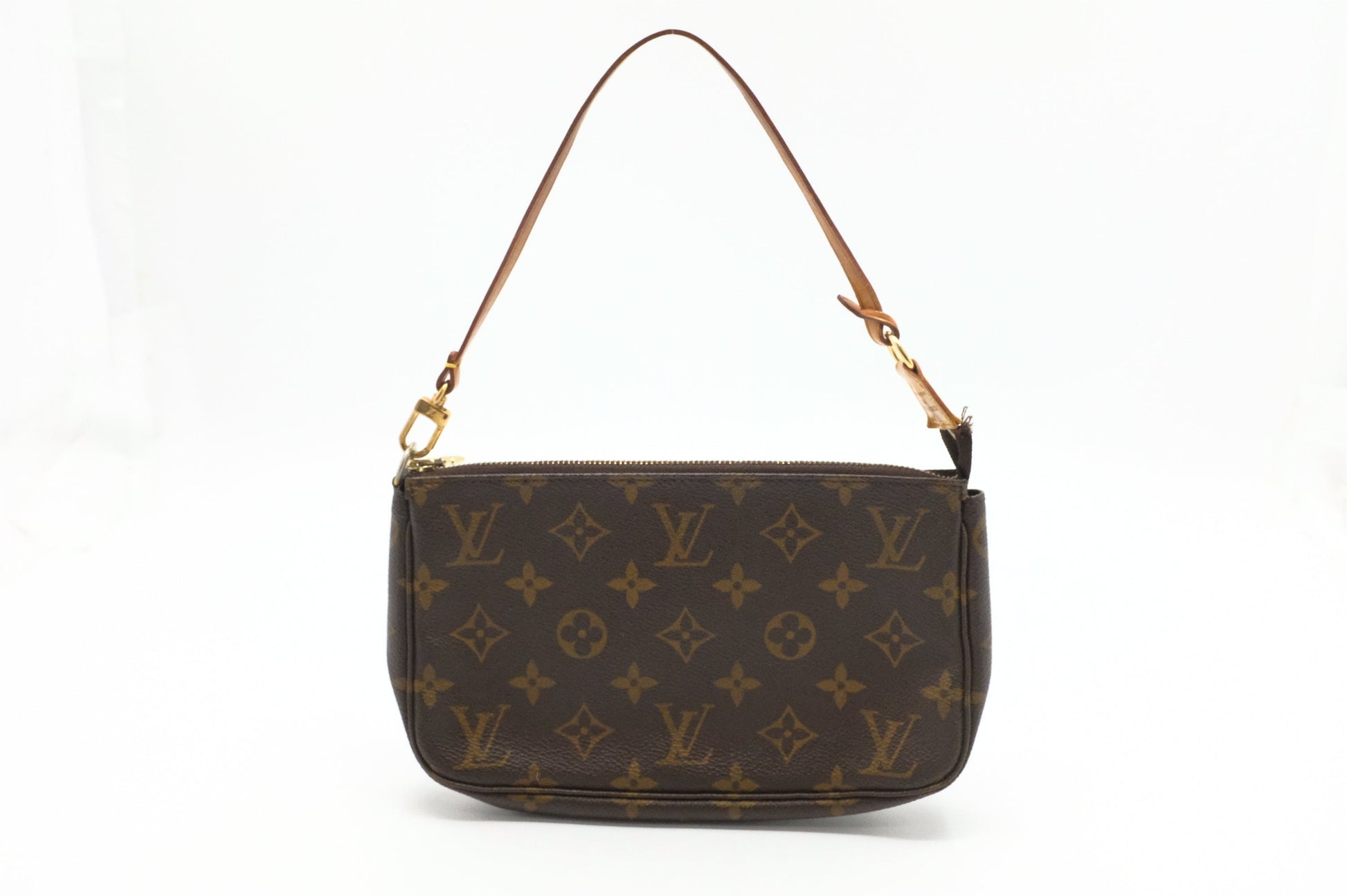 Louis Vuitton Pochette Accessoires Monogram Canvas Clutch Bag Canvas 7