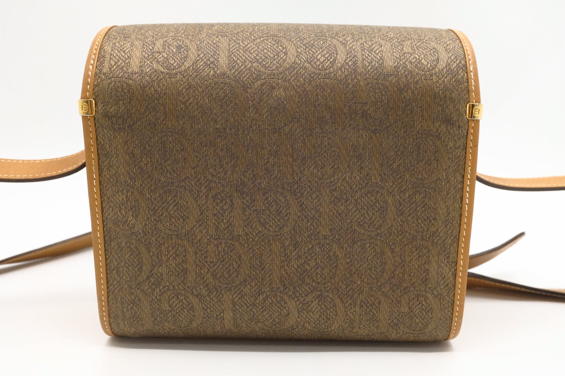 Gucci Brown Canvas Crossbody Bag