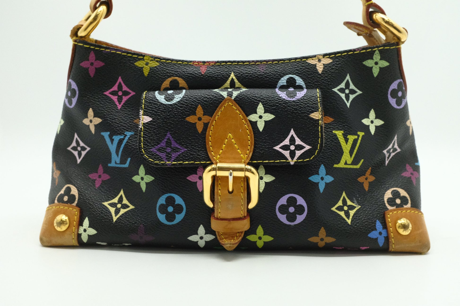 Louis Vuitton Eliza Canvas Black Multicolor Handbag