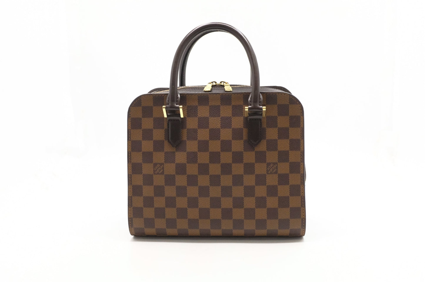 Louis Vuitton Triana Ebene Canvas Damier Handbag