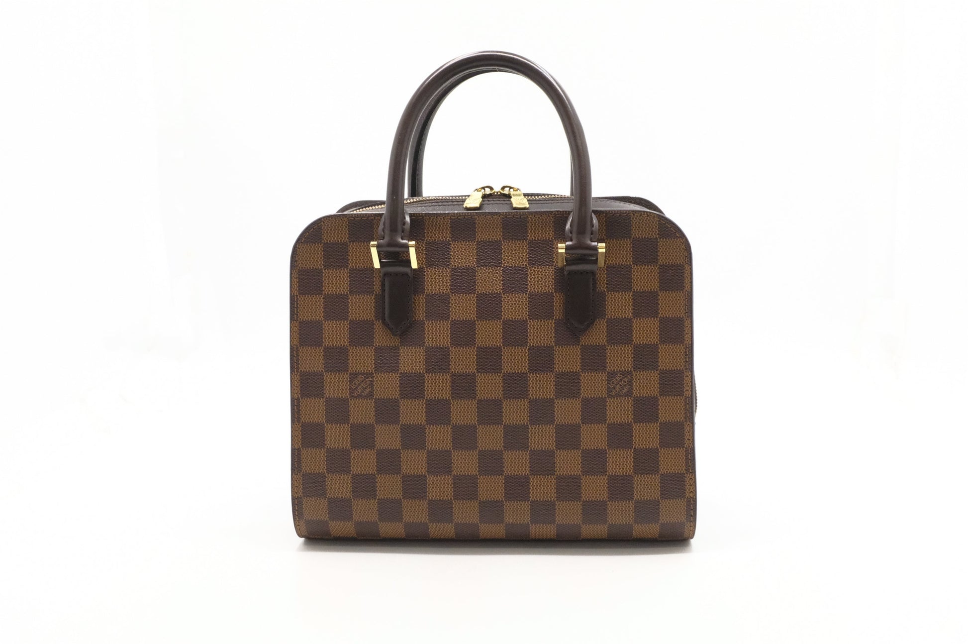 Louis Vuitton Triana Ebene Canvas Damier Handbag