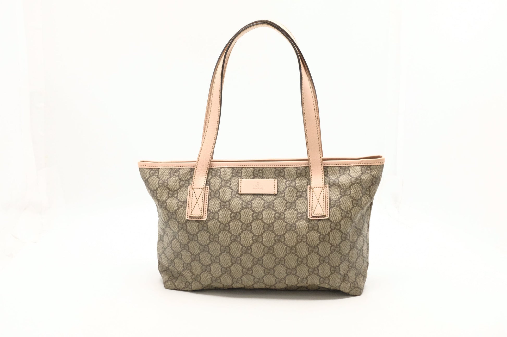 Gucci Zipped GG Supreme Canvas Tote Bag