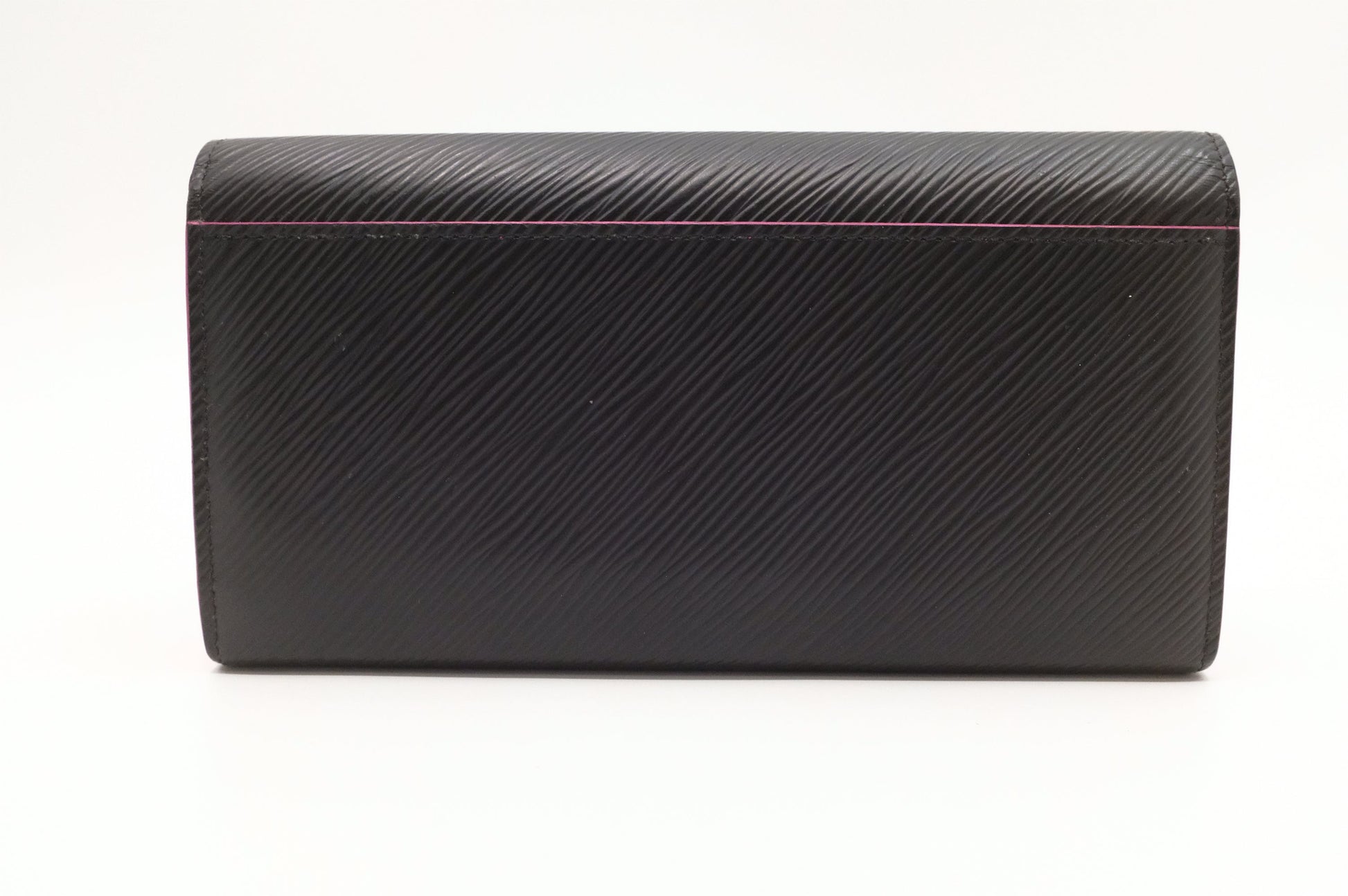 Louis Vuitton Sarah NM Black Gray Leather Epi Wallet Case