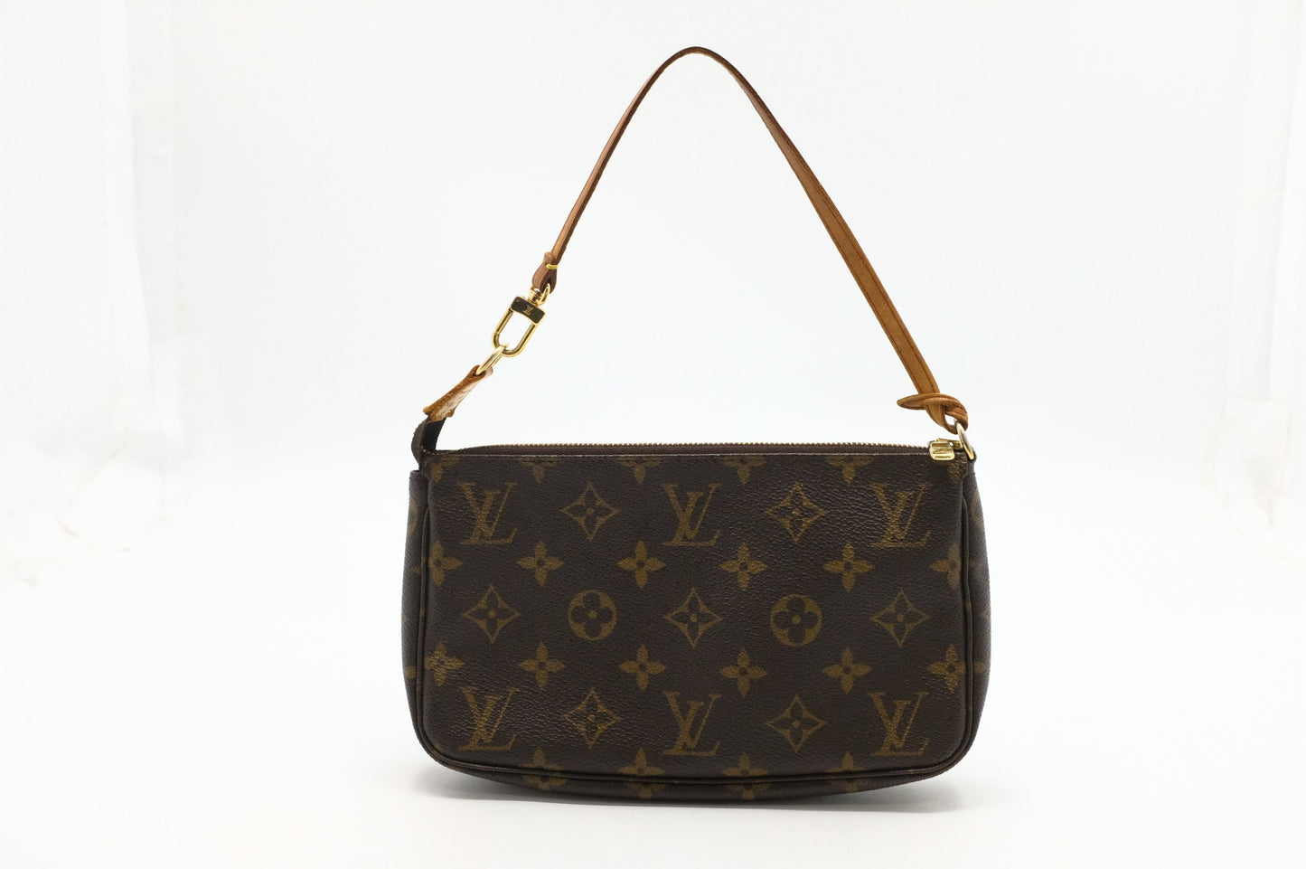 Louis Vuitton Pochette Accessoires Monogram Canvas Clutch Bag Canvas 8