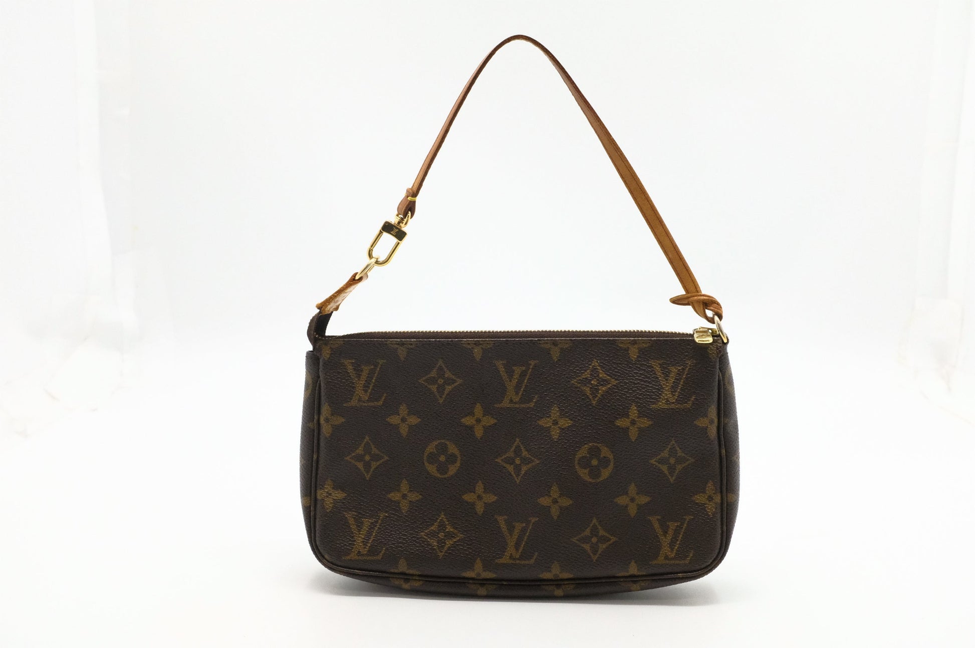 Louis Vuitton Pochette Accessoires Monogram Canvas Clutch Bag Canvas 8