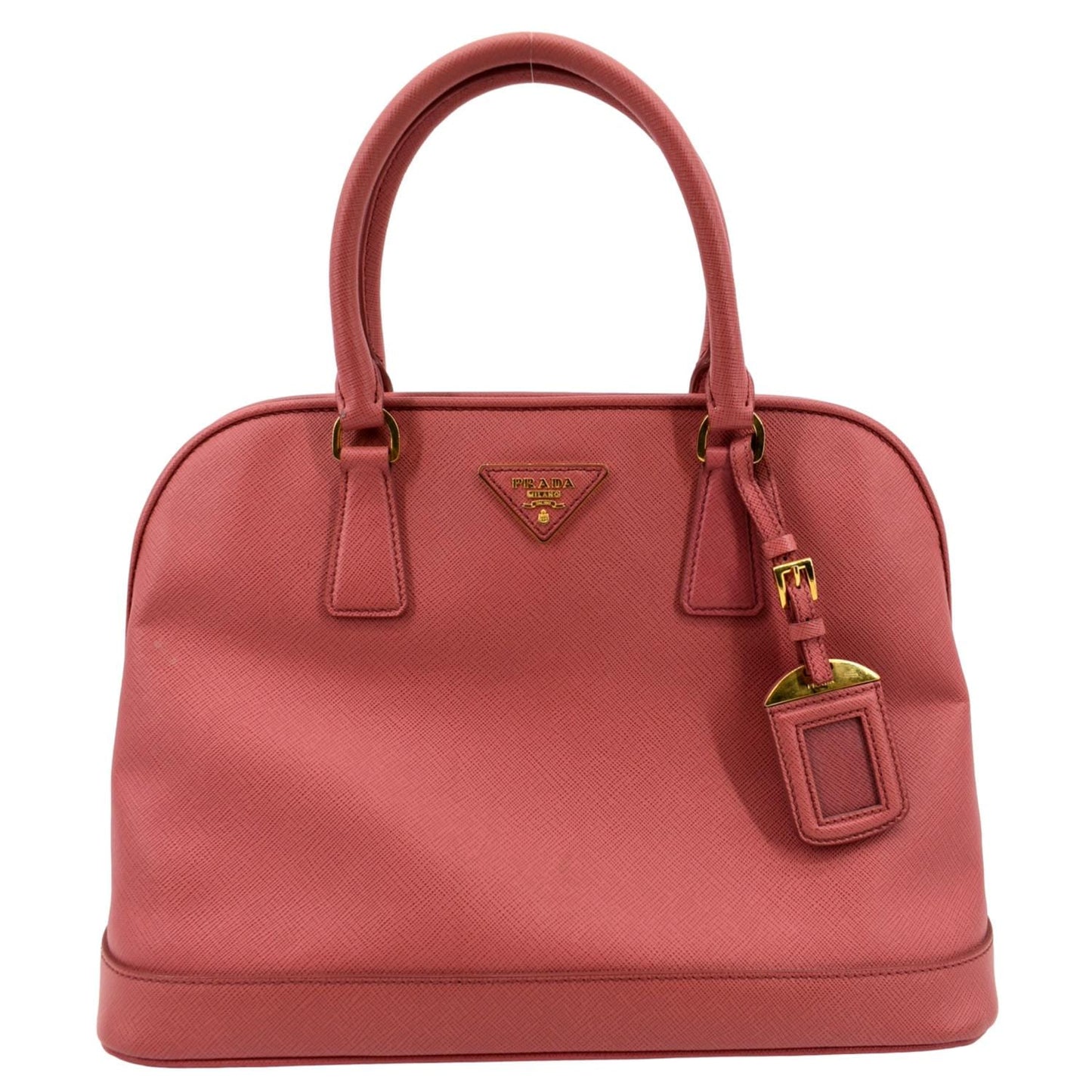 Promenade Saffiano Satchel Bag Leather Pink Travel Bag Bag Pink