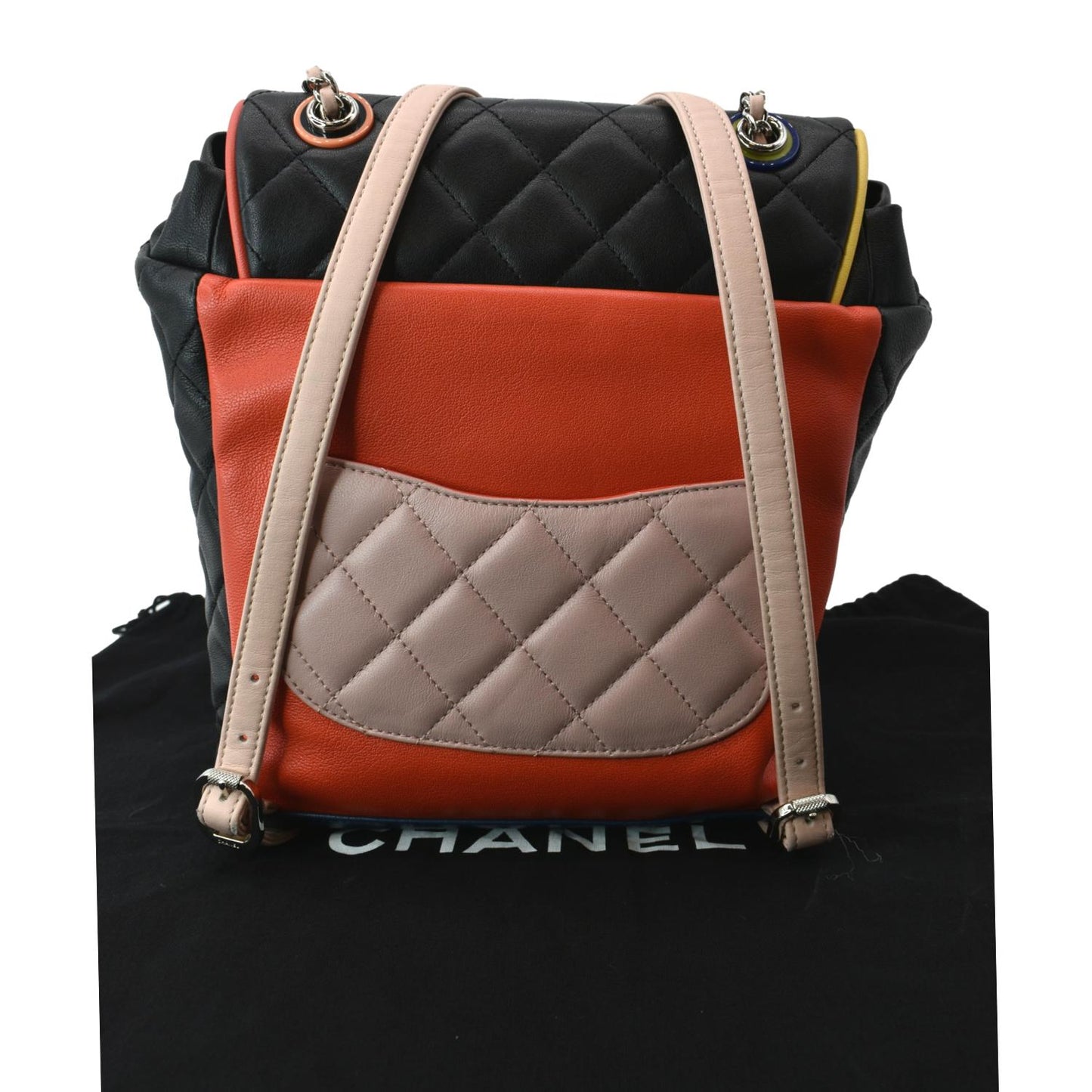 Chanel Urban Spirit Quilted Backpack Lambskin Black Travel Bag