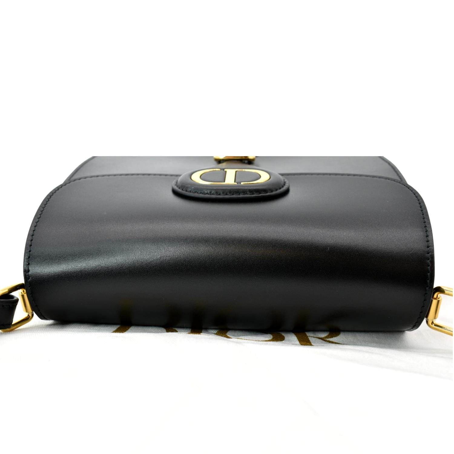Dior Bobby Frame Calfskin Crossbody Bag Leather Black