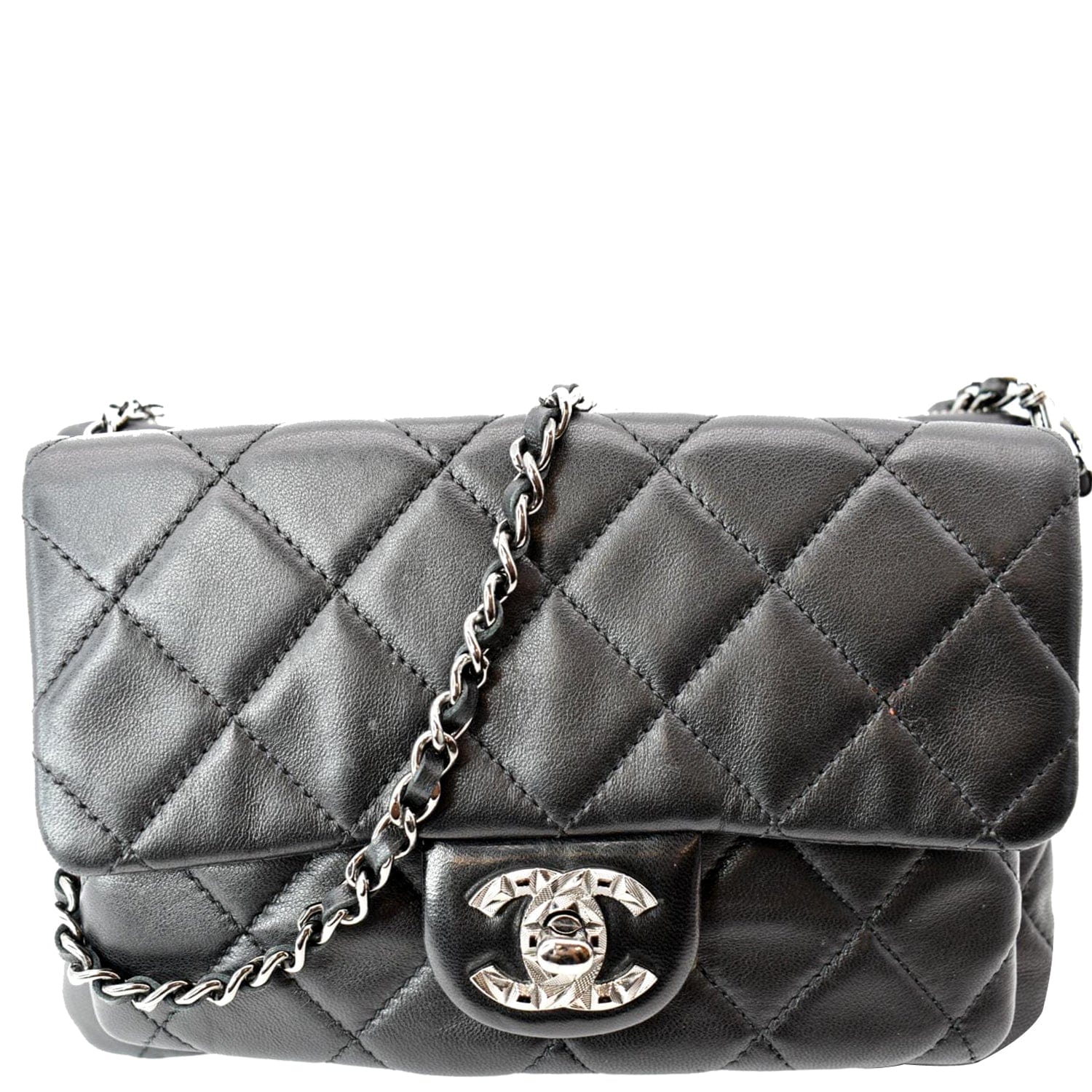 Chanel Mineral Nights Flap Quilted Leather Black Travel Bag