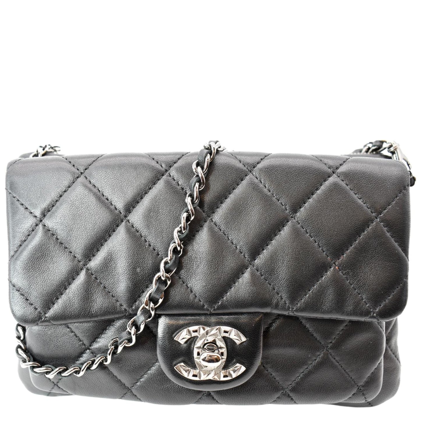 Chanel Mineral Nights Flap Quilted Leather Black Travel Bag