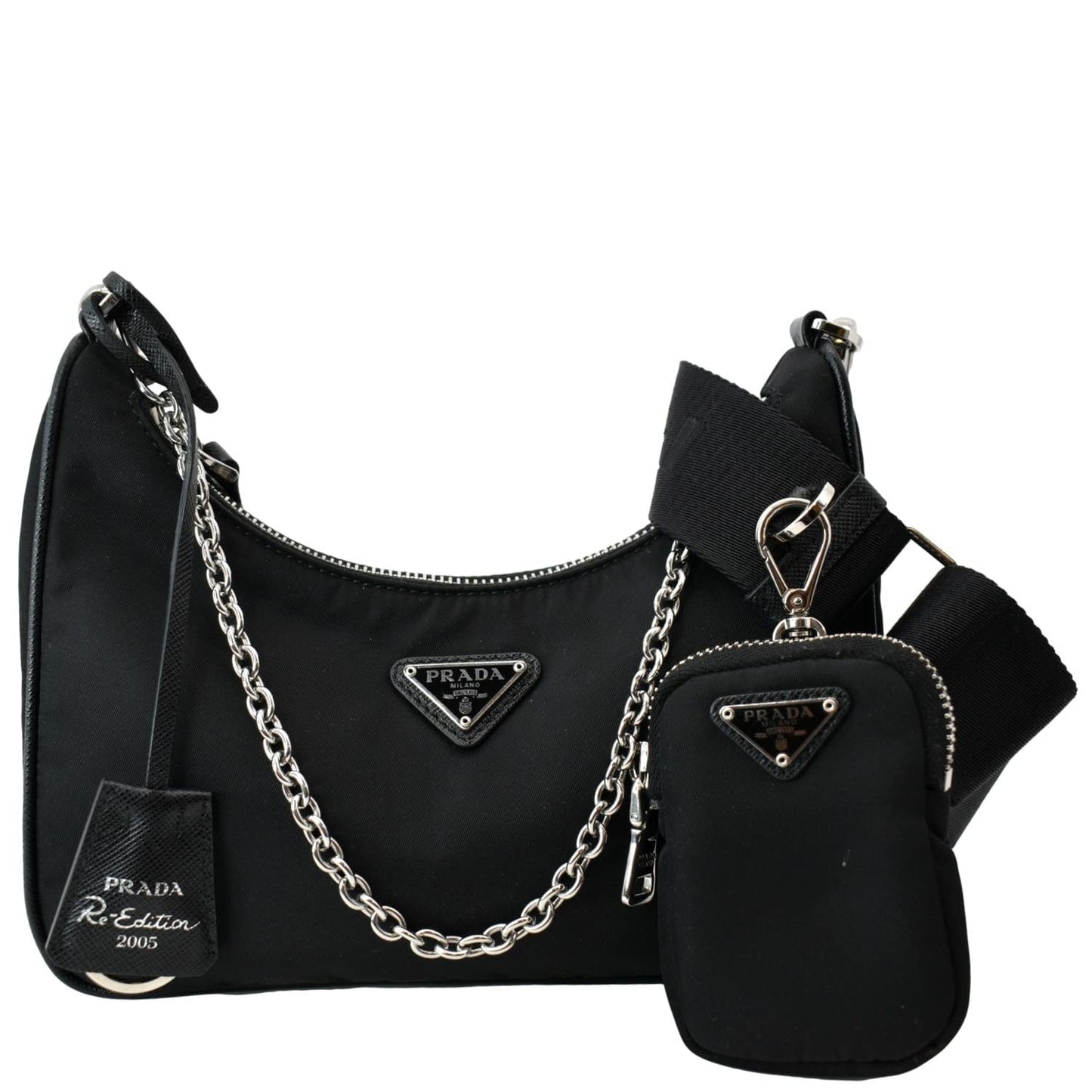 Re Edition Shoulder Bag Nylon Black Bag Black