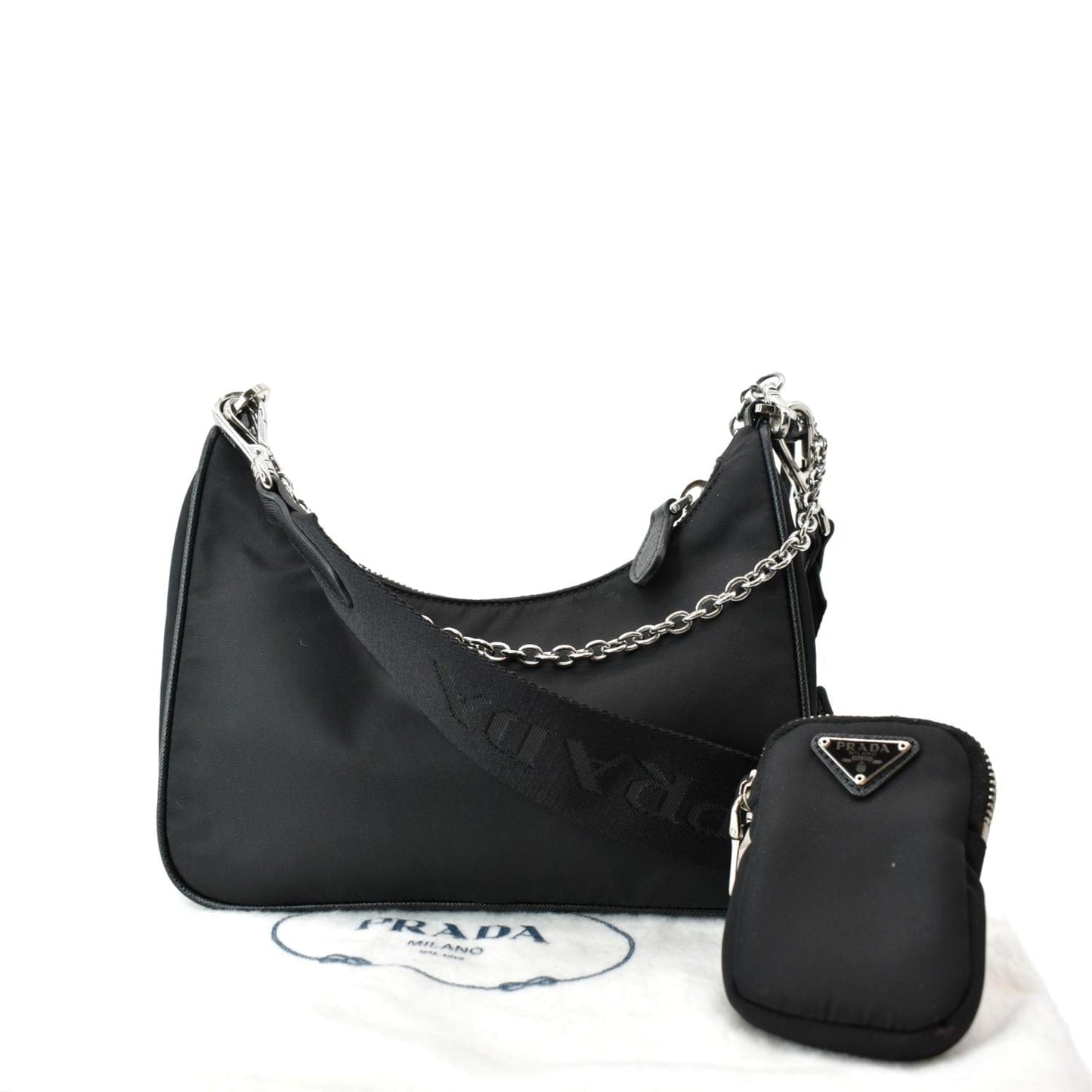 Re Edition Shoulder Bag Nylon Black Bag Black