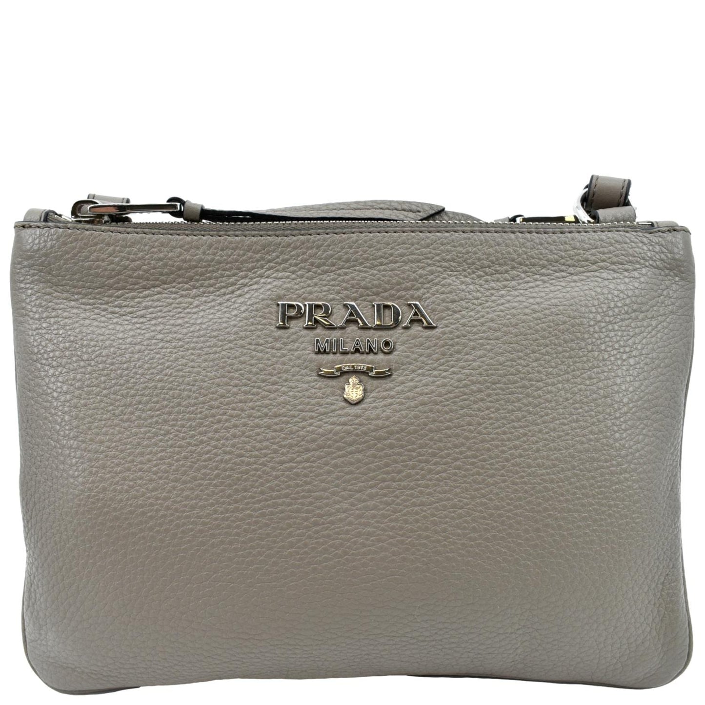 Prada Phenix Crossbody Bag Leather Vitello Beige