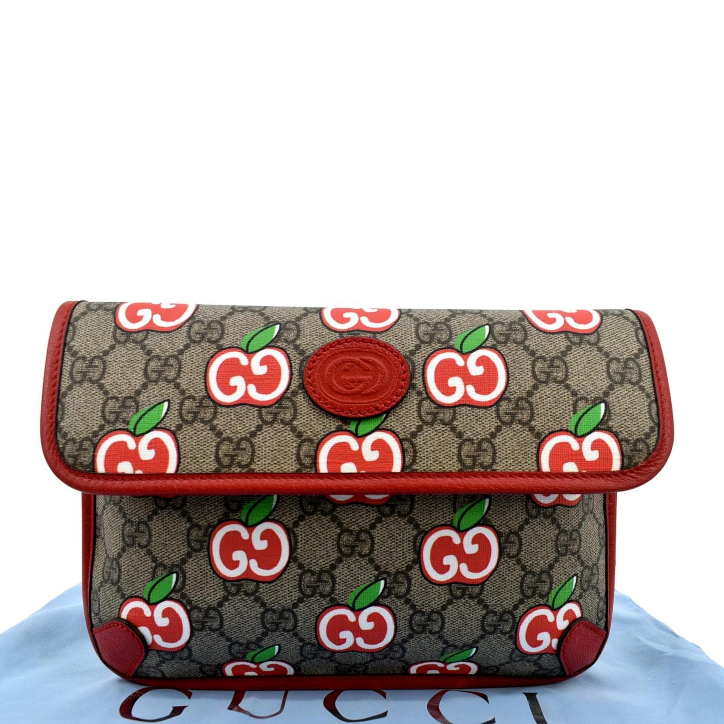 GUCCI Apple Interlocking GG Supreme Canvas Belt Bag Multicolor 625233
